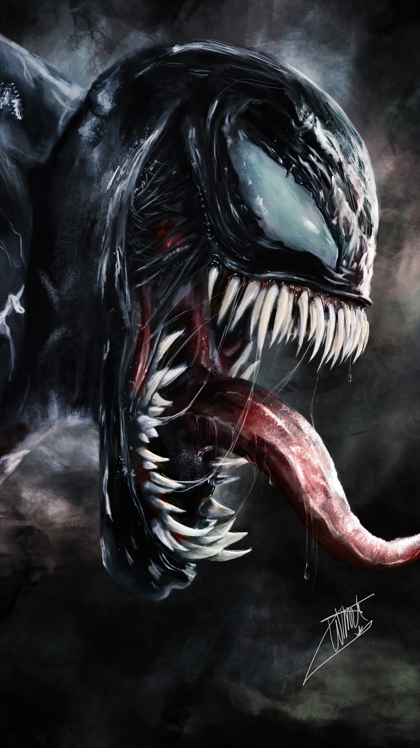 1440x2560 Venom Tongue Samsung Galaxy S6,S7 ,Google Pixel XL ,Nexus 6 ...