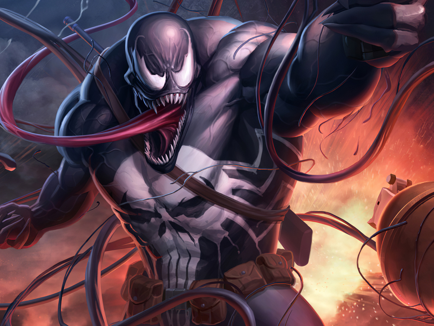 1400x1050 Venom With Gun Wallpaper,1400x1050 Resolution HD 4k ...