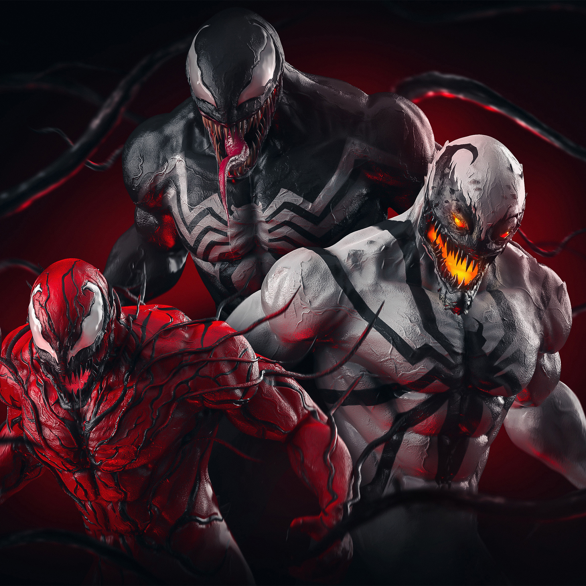 venom carnage wallpaper