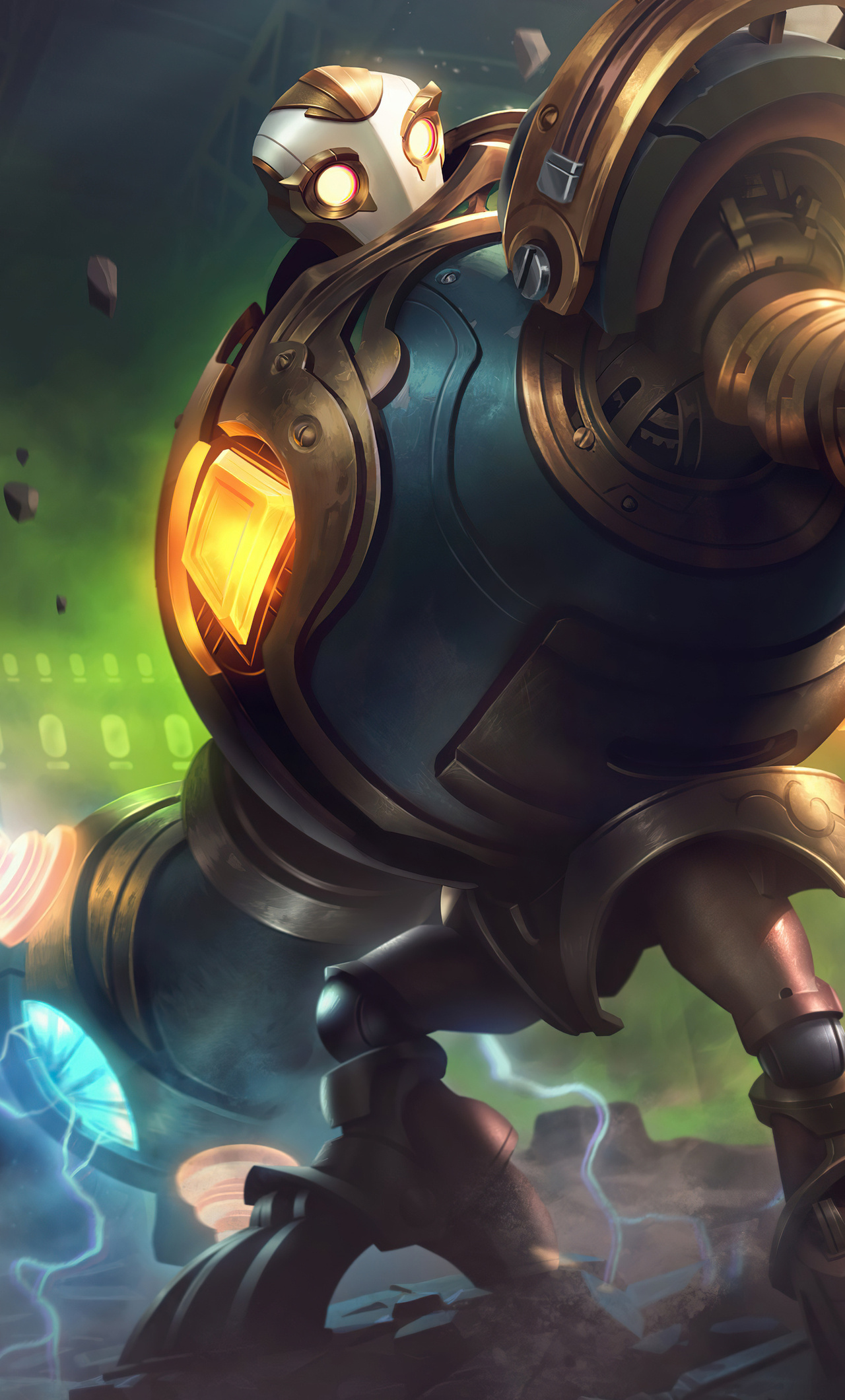 1280x2120 Victorious Blitzcrank League Of Legends 5k iPhone 6+ ,HD 4k ...