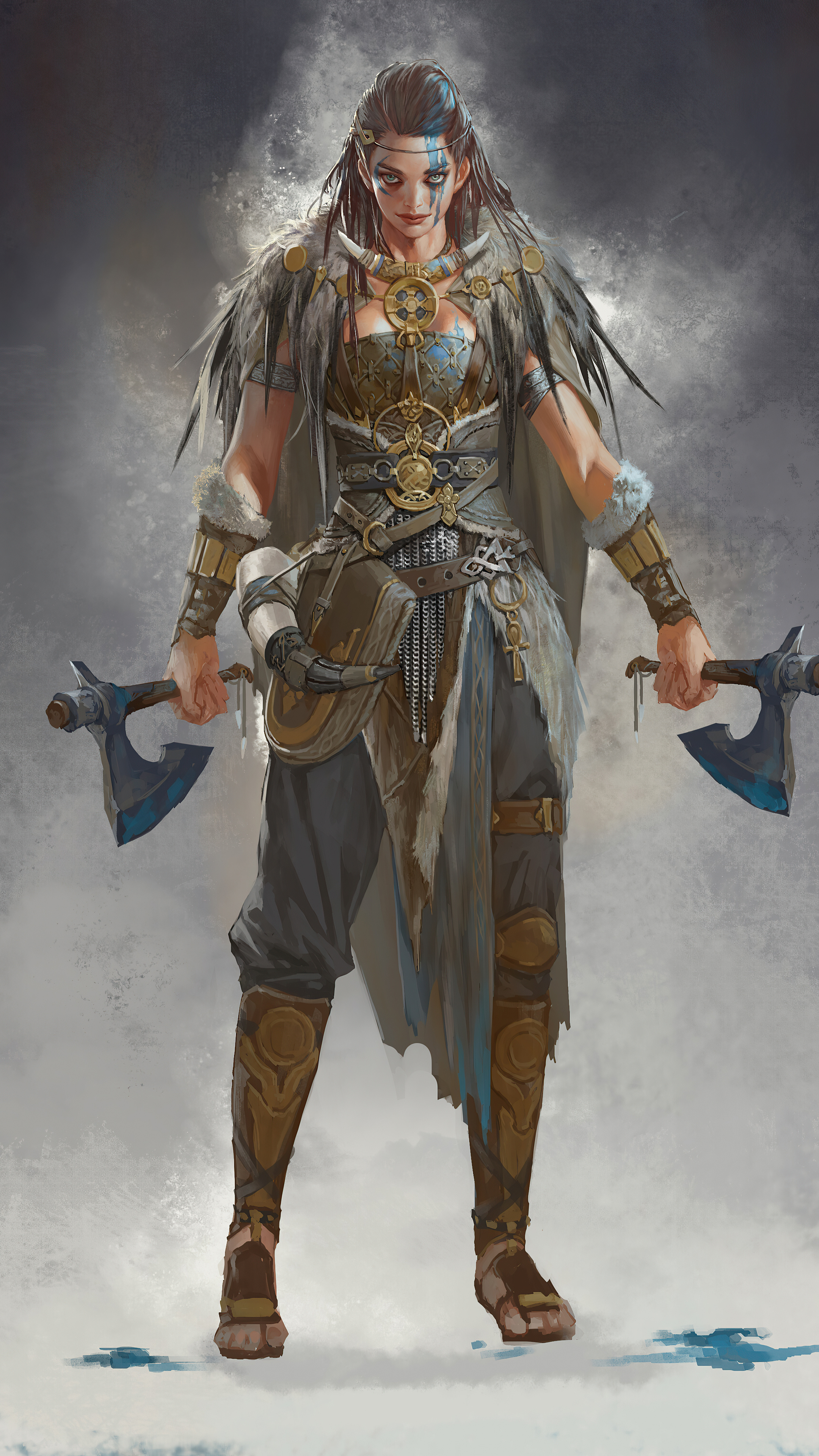 2160x3840 Viking Girl 4k 2020 Sony Xperia X,XZ,Z5 Premium