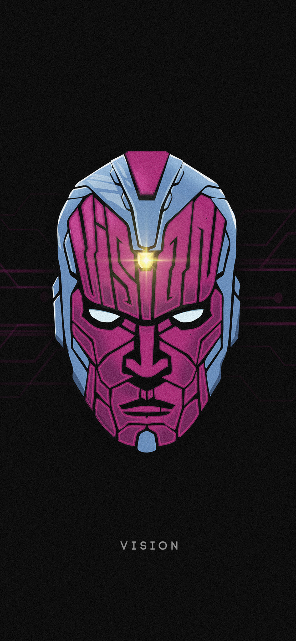 1242x2688 Vision Superhero Minimal 4k Iphone XS MAX HD 4k Wallpapers