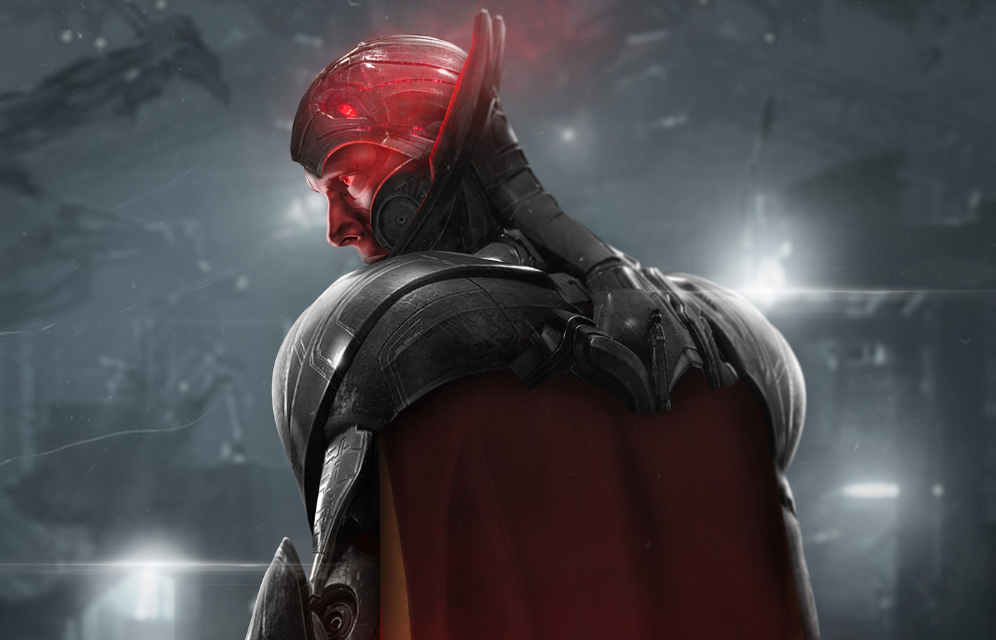 Vision X Ultron What If 5k Wallpaper In 1400x900 Resolution