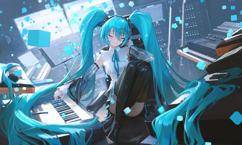 800x480 Vocaloid Hatsune Miku Anime Girl 800x480 Resolution HD 4k ...