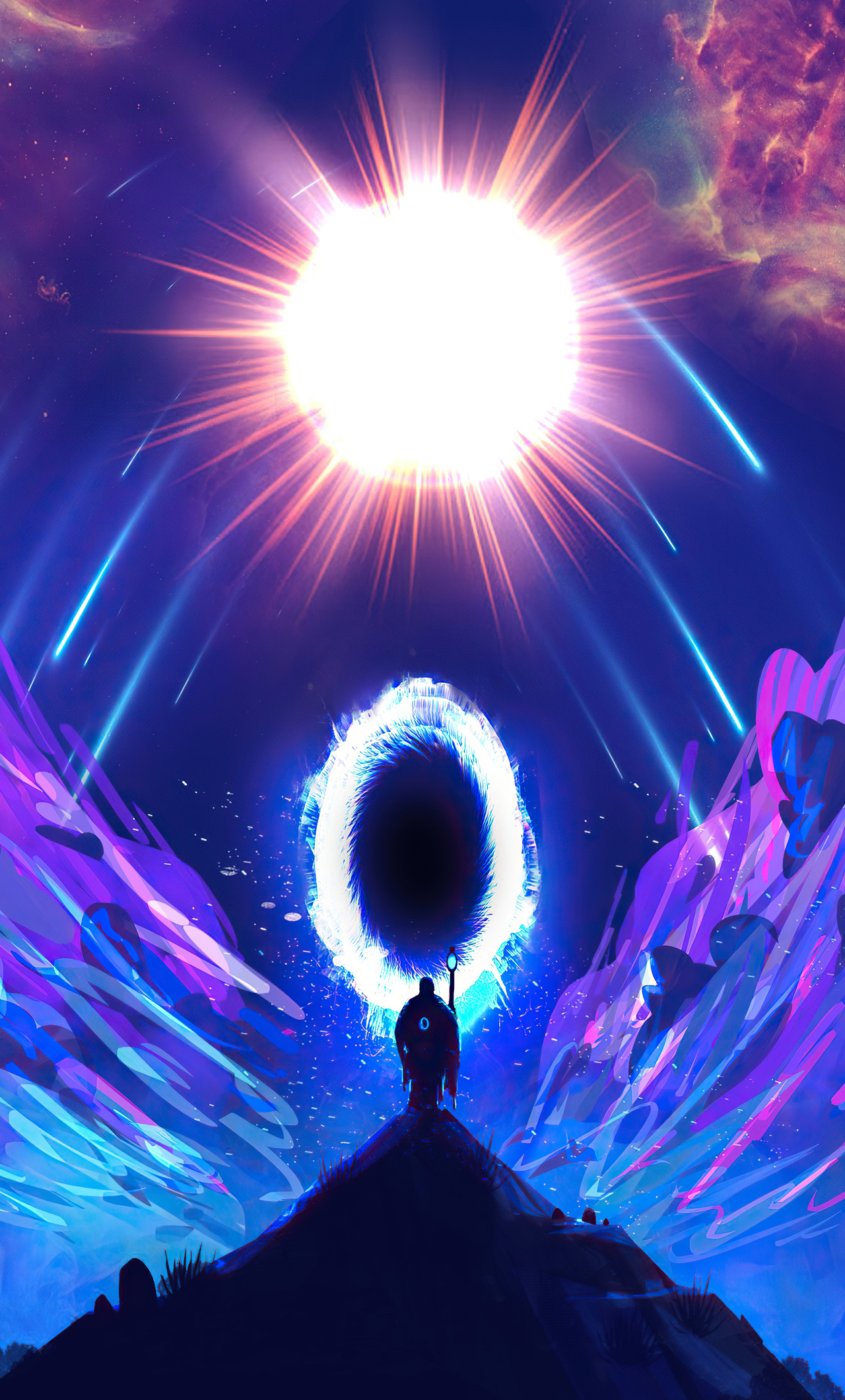 1280x2120 Walking Towards Portal 4k iPhone 6+ HD 4k Wallpapers, Images,  Backgrounds, Photos and Pictures