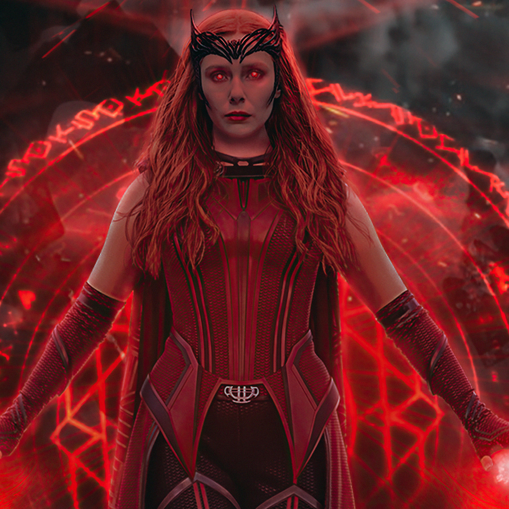 1024x1024 Wanda Maximoff Chaos Magic 1024x1024 Resolution Hd 4k 