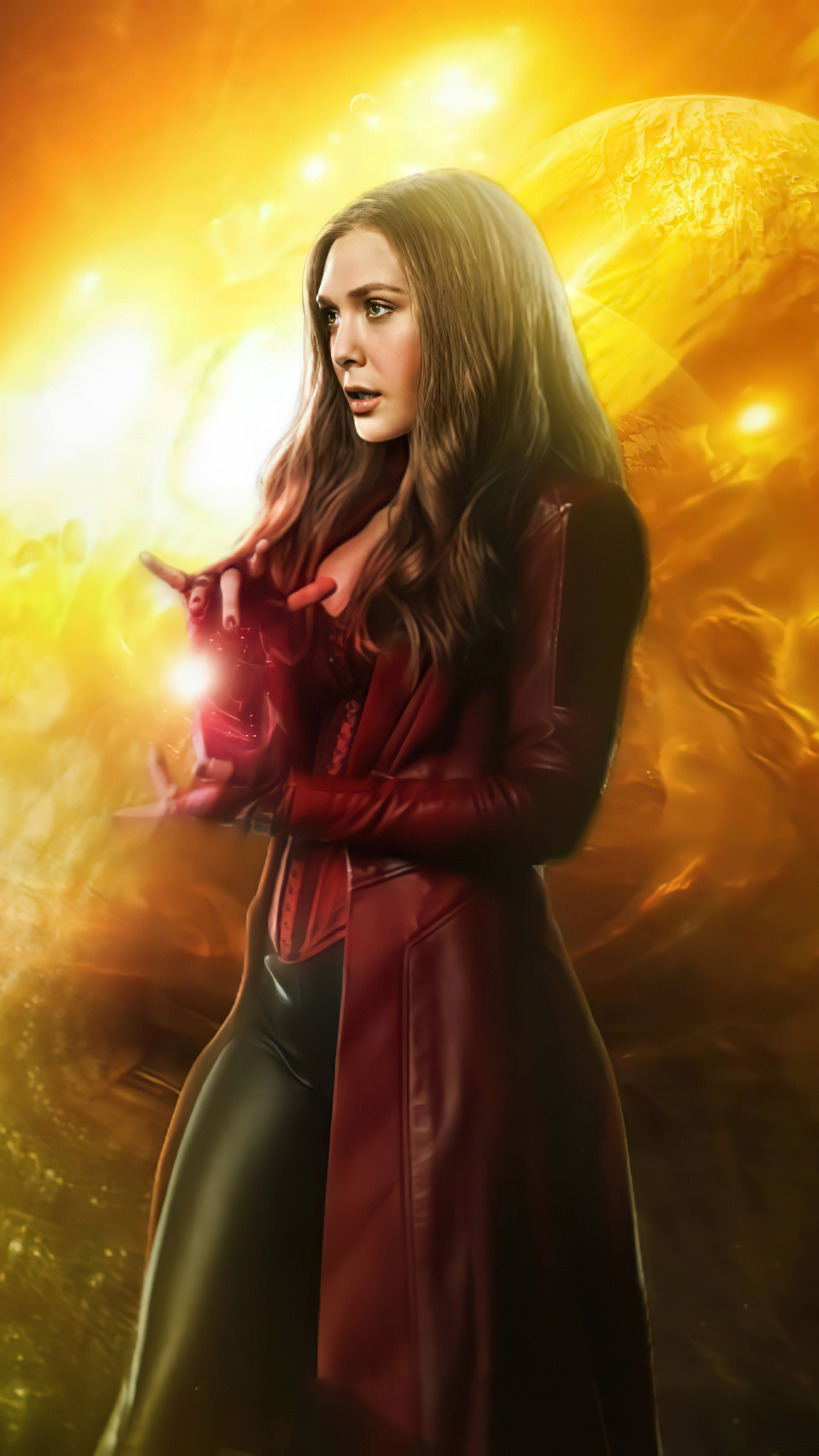 1440x2560 Wanda Vision Scarlet Witch 5k Samsung Galaxy S6,S7 ,Google ...