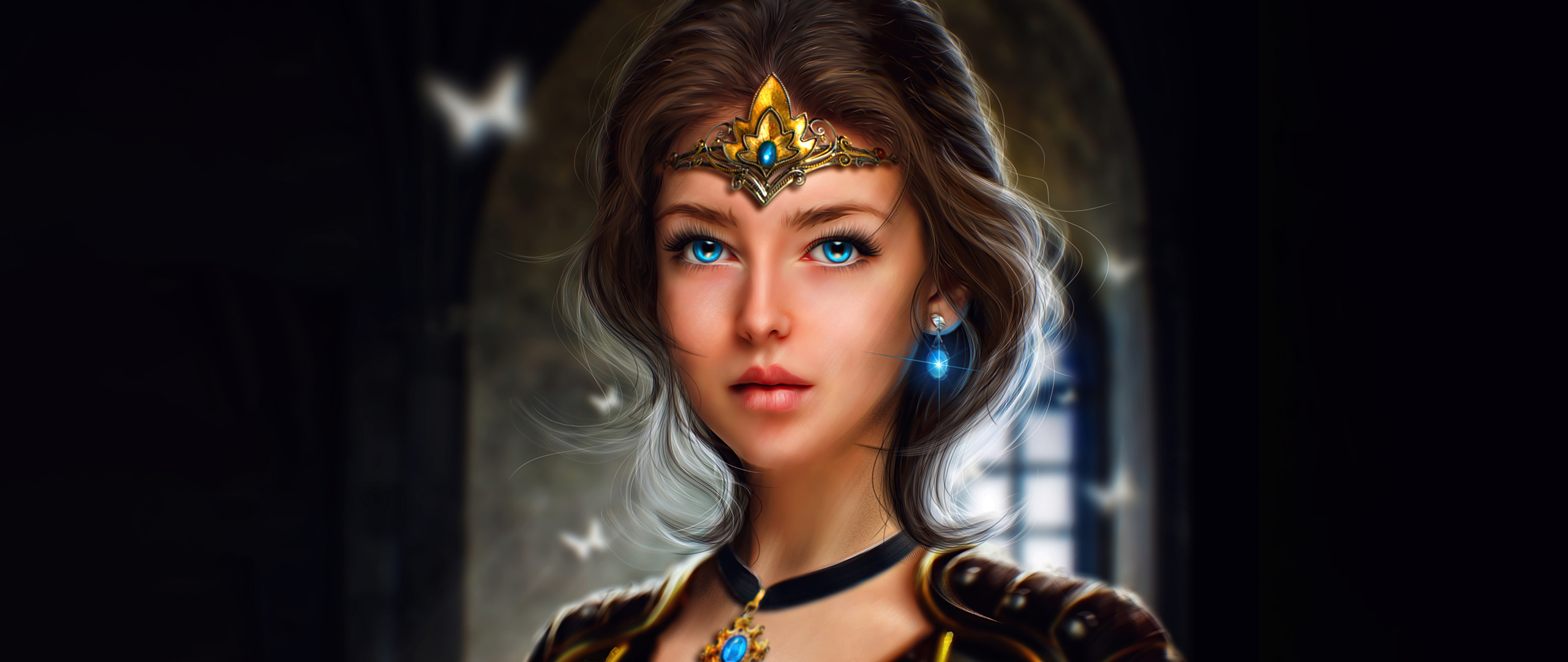 2560x1080 Warrior Beautiful Princess 5k Wallpaper,2560x1080 Resolution ...