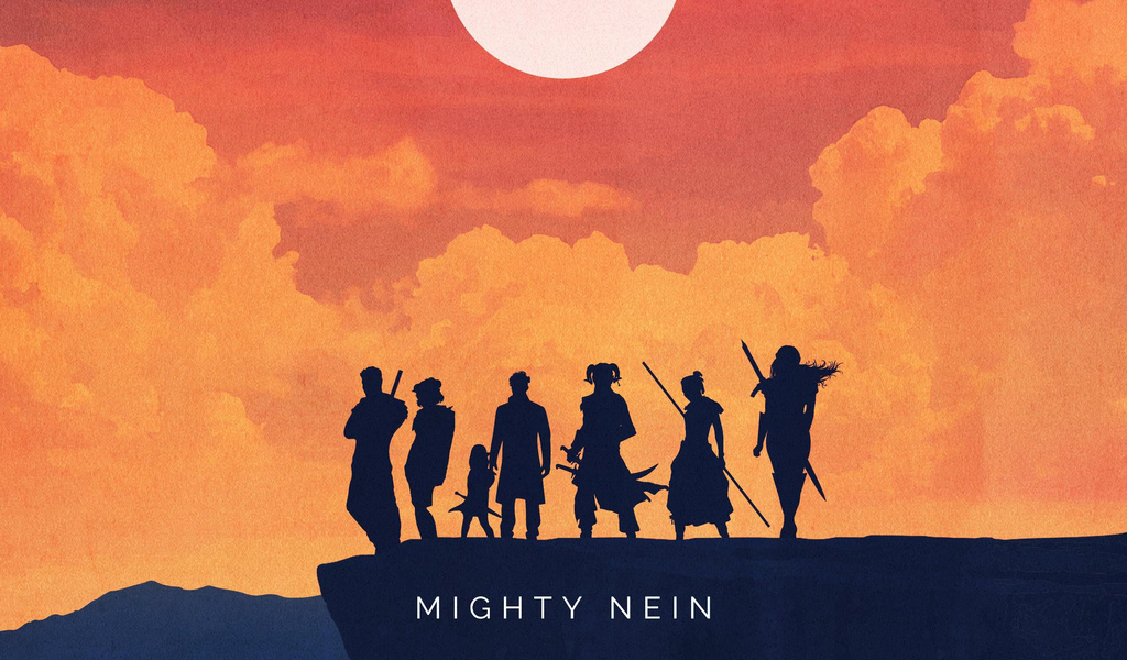1024x600 Warriors Mighty Nein Minimalist Art 1024x600 Resolution HD 4k