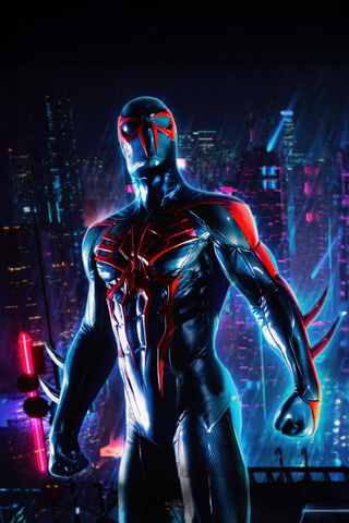 320x480 Web Slinger Miguel Ohara Spider Man 2099 Apple Iphone,iPod ...