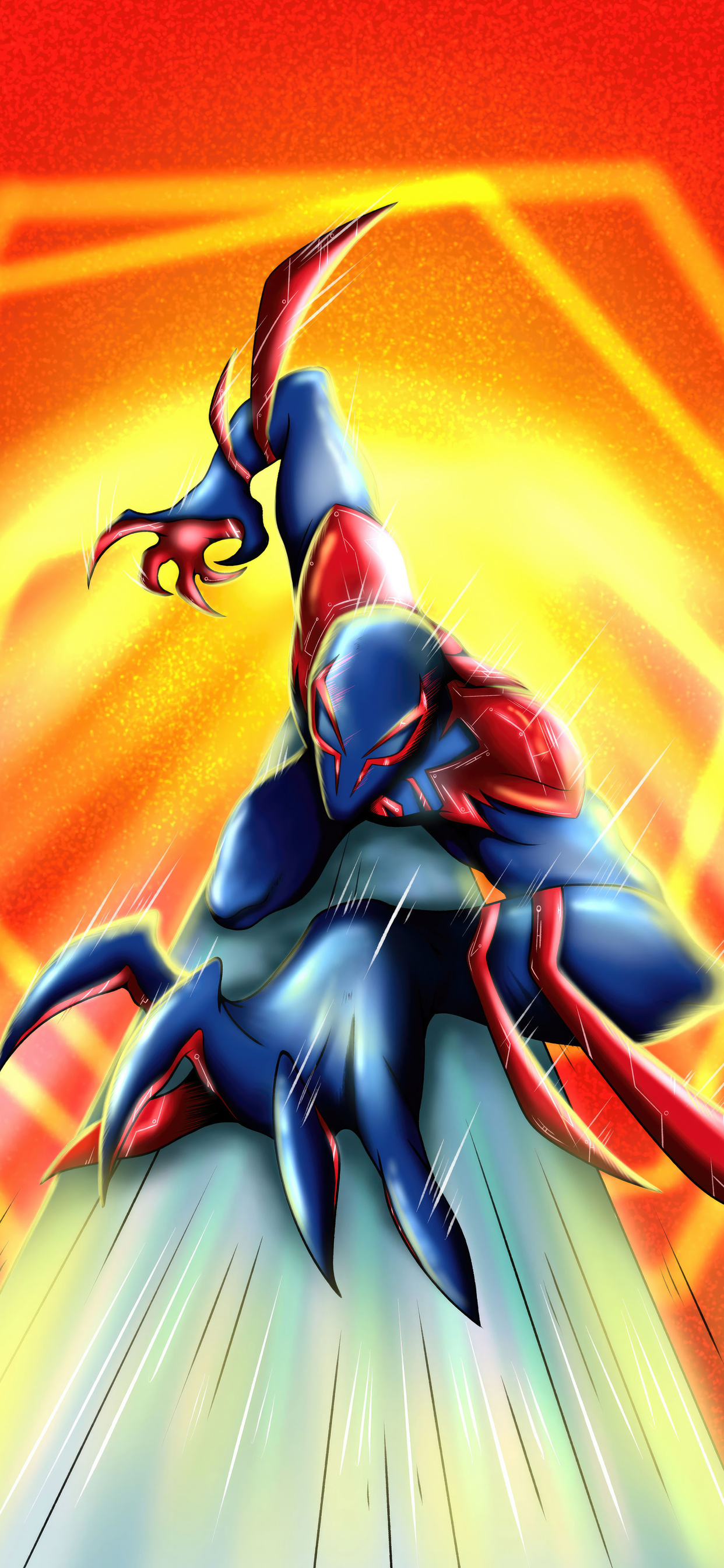 1242x2688  Slinger Miguel Ohara Spider Man 2099 5k Iphone XS MAX HD