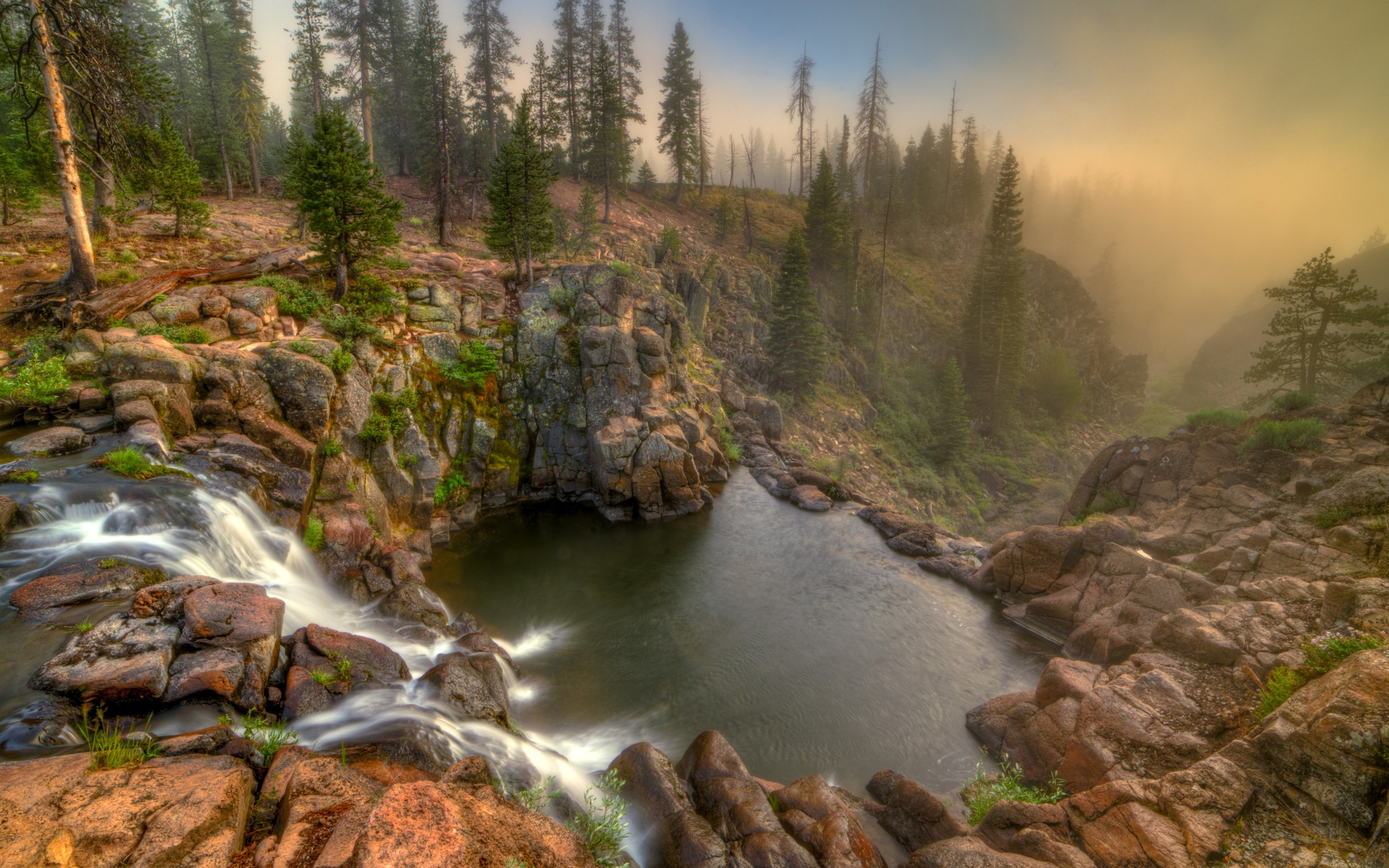 3840x2400 ber Falls In California 4K ,HD 4k Wallpapers,Images