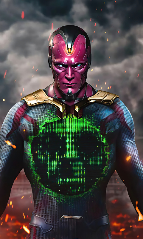 What If Vision Wallpaper In 480x800 Resolution