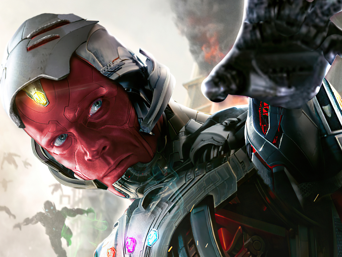 What If Vision Ultron Wallpaper In 1152x864 Resolution