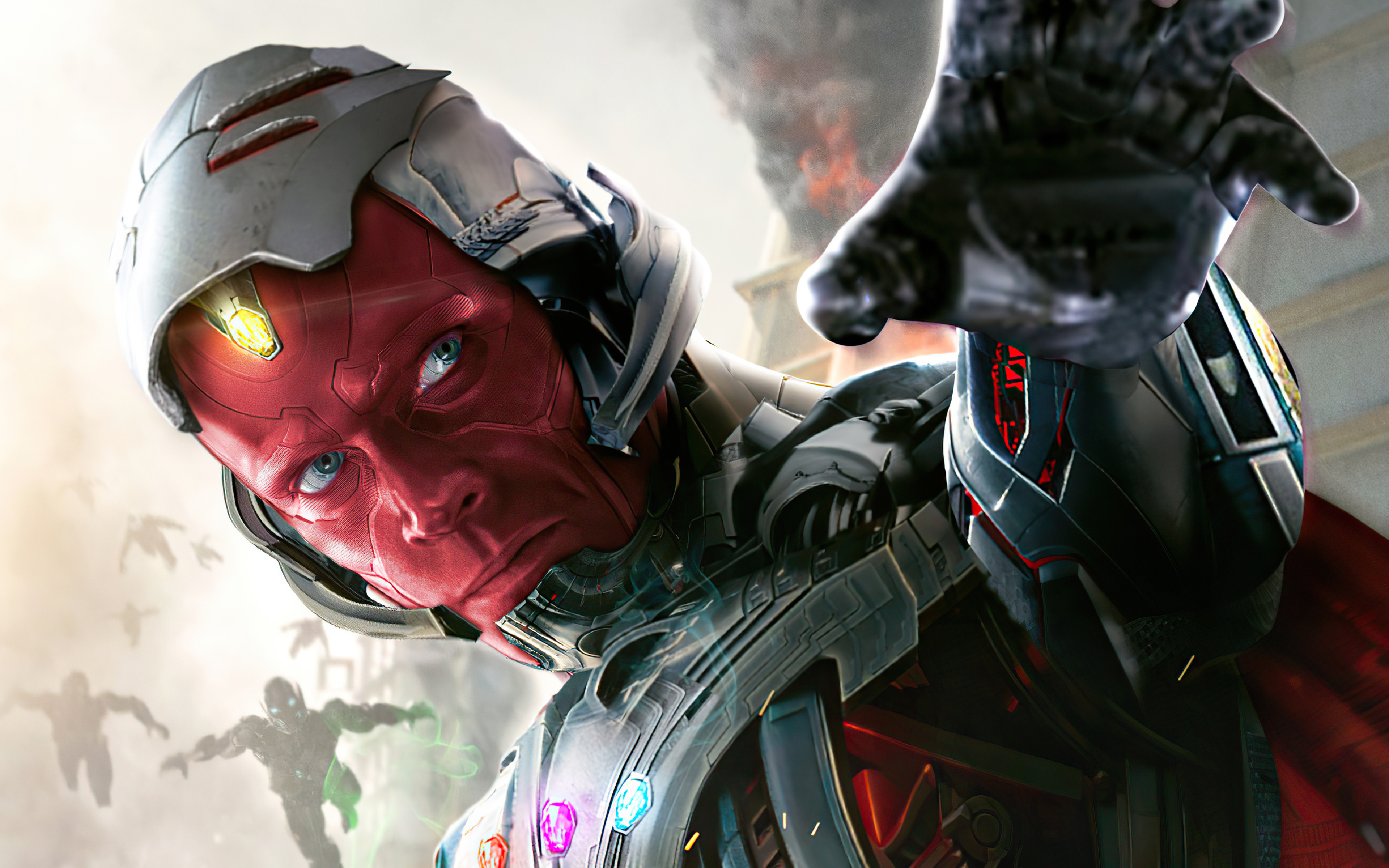 What If Vision Ultron Wallpaper In 3840x2400 Resolution