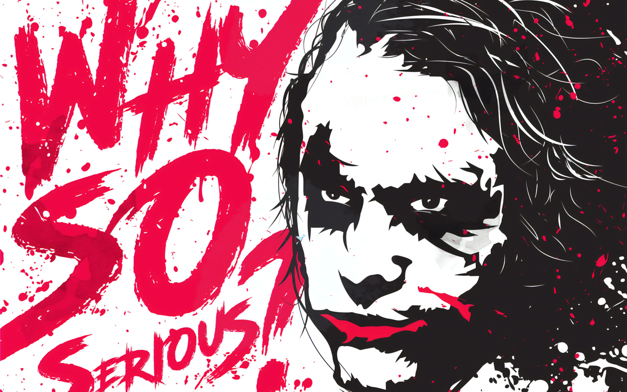 1280x800 Why So Serious Digital Art 4k 720P HD 4k Wallpapers, Images ...