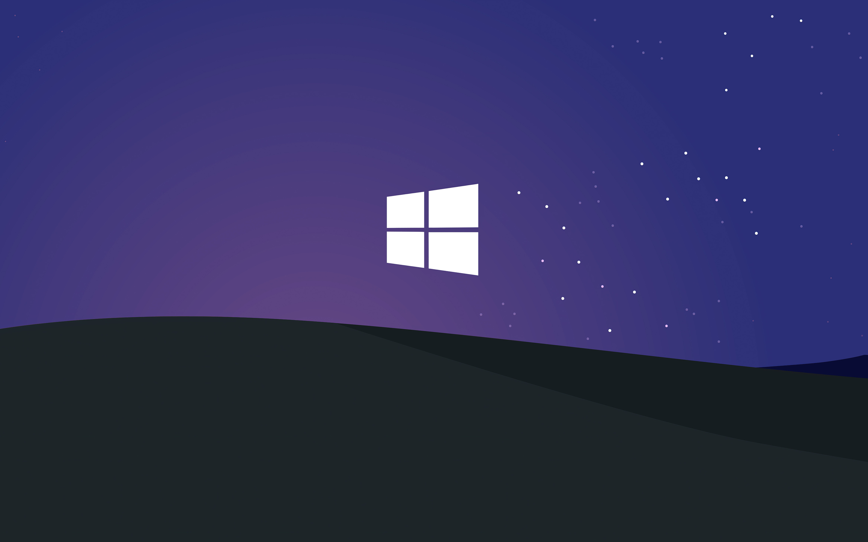 2880x1800 Windows 10 Bliss At Night Minimal 5k Macbook Pro Retina ,HD ...