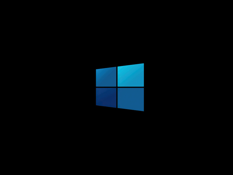 800x600 Windows 10 Minimal Logo 4k 800x600 Resolution HD 4k Wallpapers ...