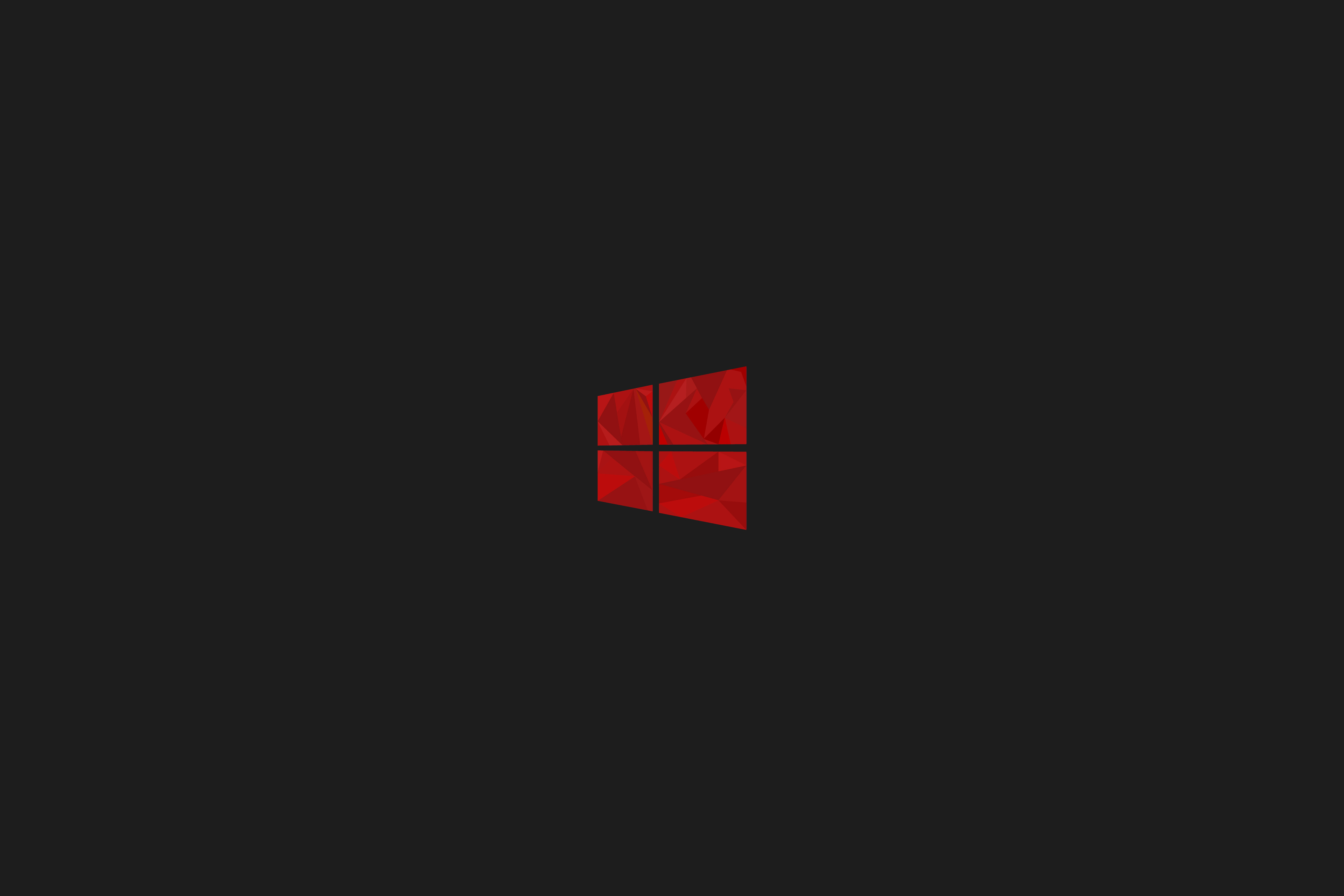 3840x2560 Windows 10 Red Minimal Simple Logo 8k 3840x2560 Resolution HD ...