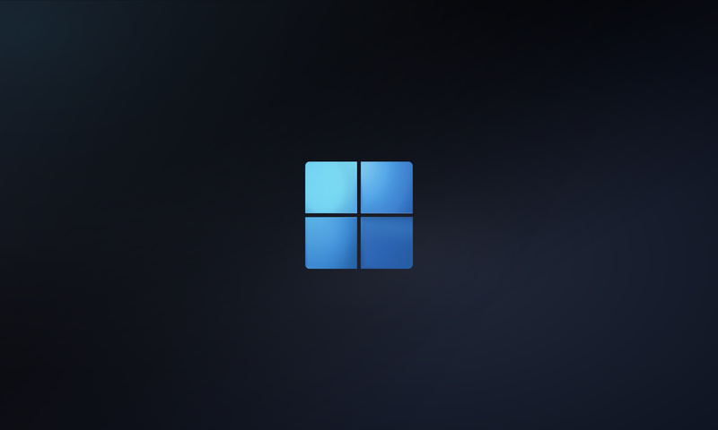 800x480 Windows 11 Logo Minimal 15k 800x480 Resolution HD 4k Wallpapers ...