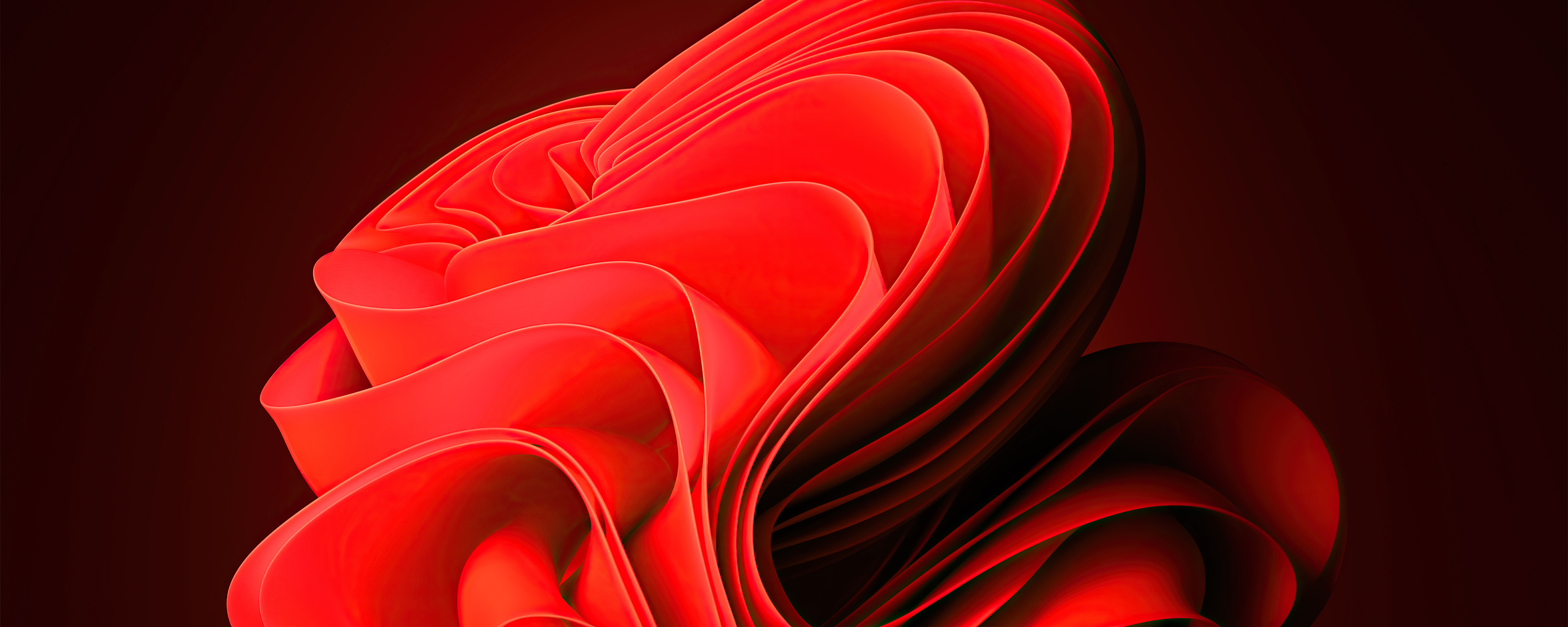 2560x1024 Windows 11 Red 5k Wallpaper,2560x1024 Resolution HD 4k