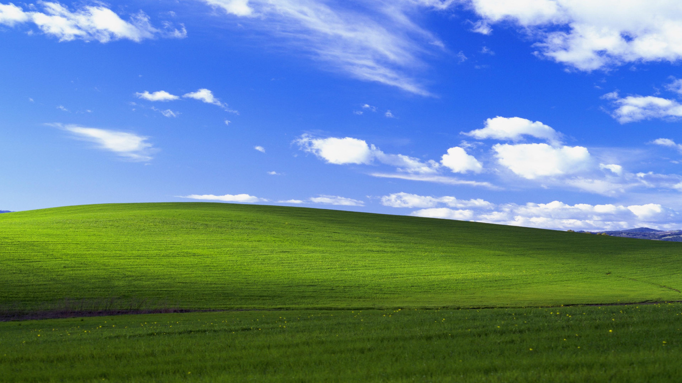 Hình nền Windows XP Bliss độ phân giải 1366x768: Nếu bạn đang tìm kiếm một hình nền mang tính biểu tượng, nam tính và đẳng cấp thì Hình nền Windows XP Bliss độ phân giải 1366x768 chính là lựa chọn hoàn hảo cho bạn. Chắc chắn sẽ khiến bạn chú ý bởi vẻ đẹp tươi trẻ và tràn đầy sức sống.