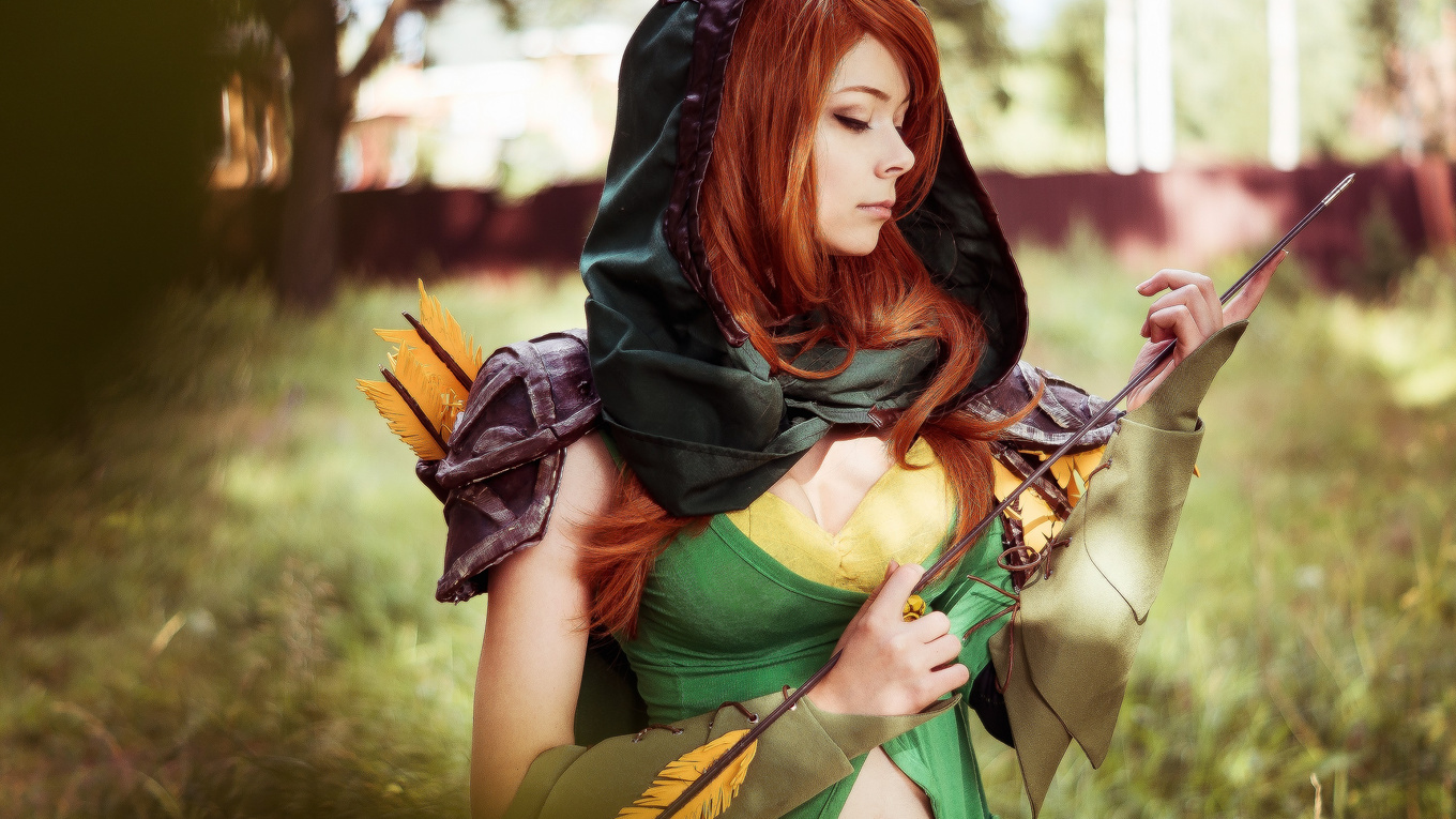 1360x765 Windranger Cosplay 1360x765 Resolution HD 4k Wallpapers ...