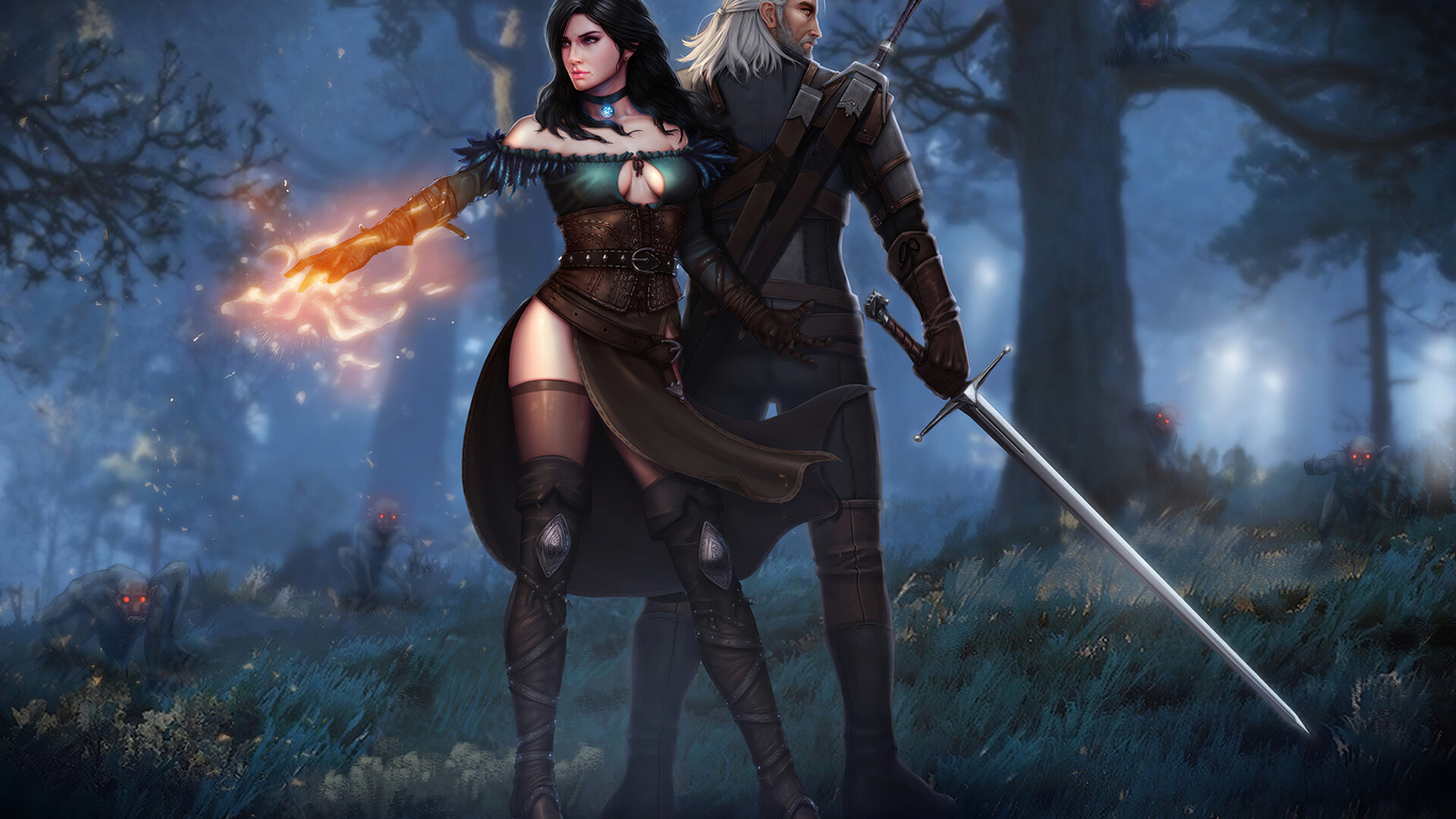 1366x768 Witcher 3 Wild Hunt Geralt Yen And Ciri 4k 1366x768 1366x768 Witcher 3 Wild Hunt Geralt Yen And Ciri 4k 1366x768