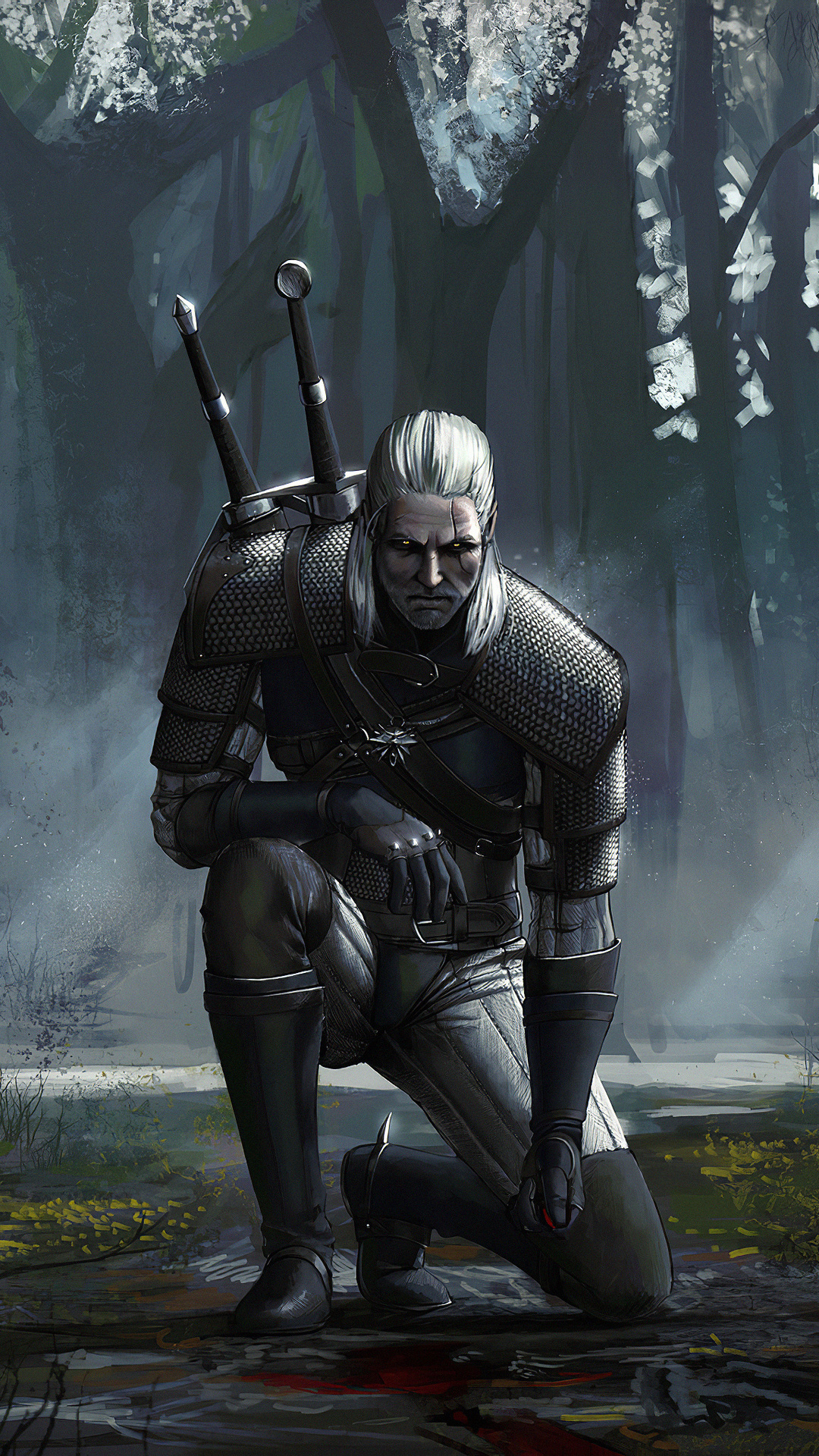 1080x1920 Witcher Geralt Of Rivia Iphone 7,6s,6 Plus, Pixel xl ,One ...