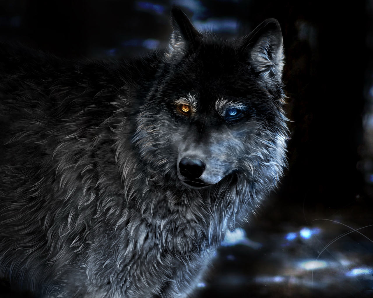 1280x1024 Wolf Heterochromia Fantasy 1280x1024 Resolution HD 4k ...