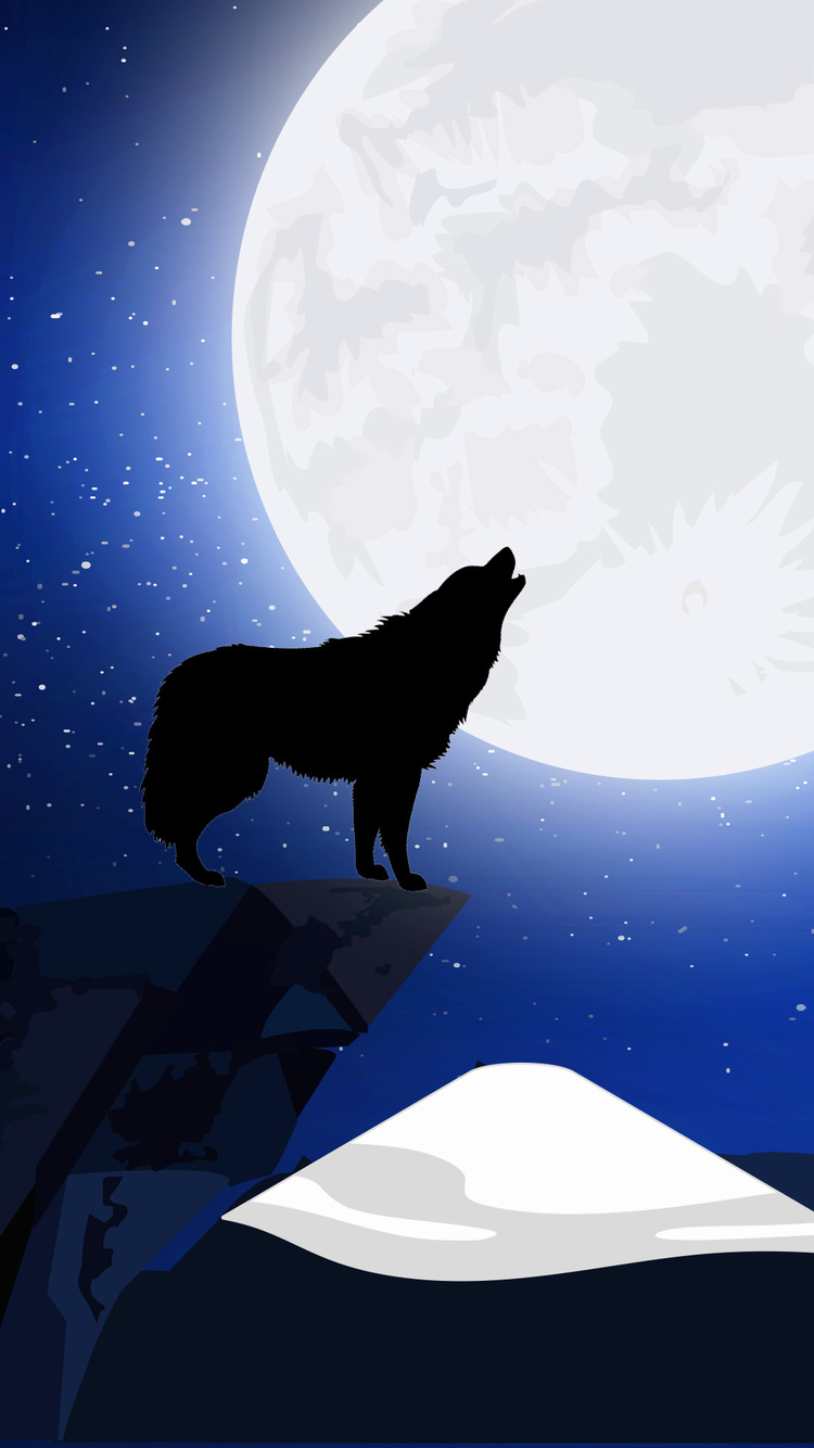 750x1334 Wolf Howling iPhone 6, iPhone 6S, iPhone 7 HD 4k Wallpapers,  Images, Backgrounds, Photos and Pictures