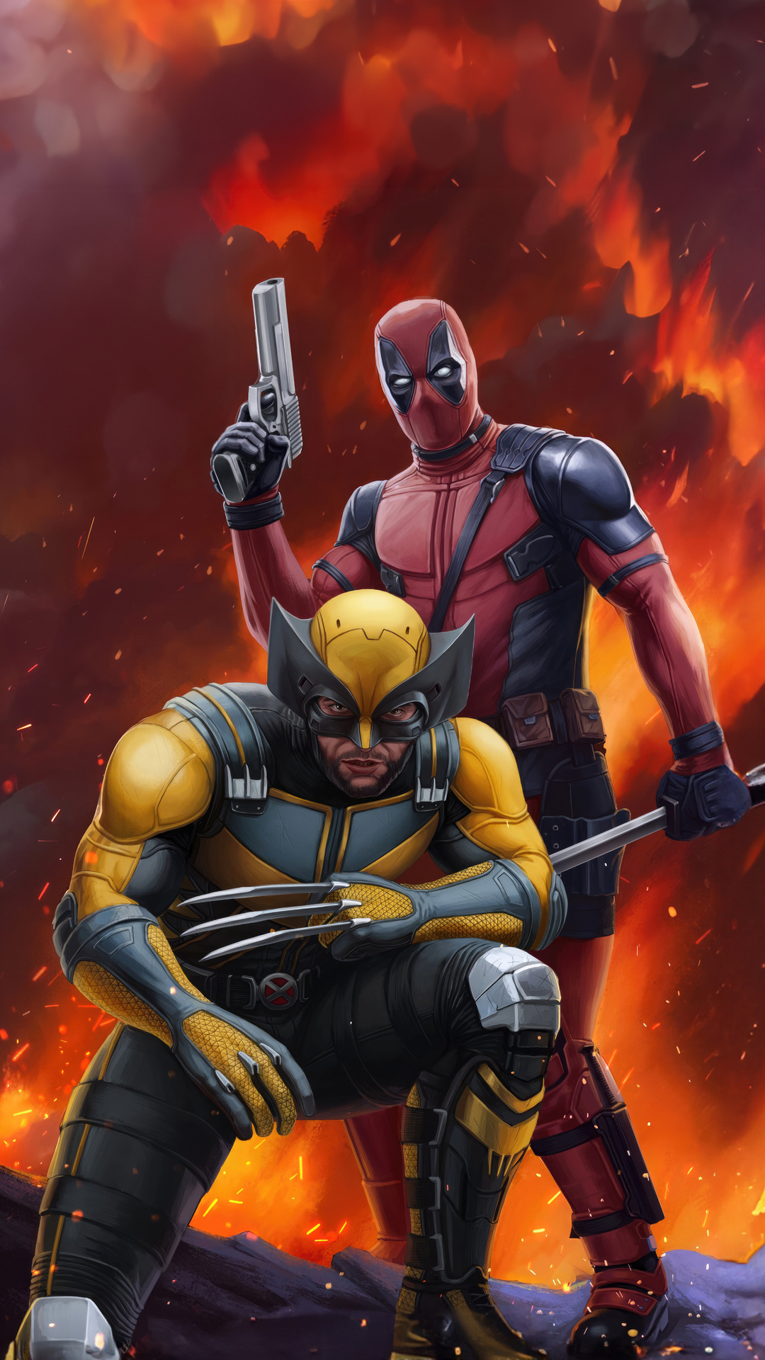 1080x1920 Wolverine And Deadpool Unstoppable Iphone 7,6s,6 Plus, Pixel ...