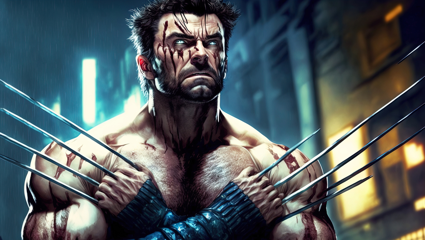 1360x768 Wolverine Claws 5k 2023 Laptop HD ,HD 4k Wallpapers,Images ...