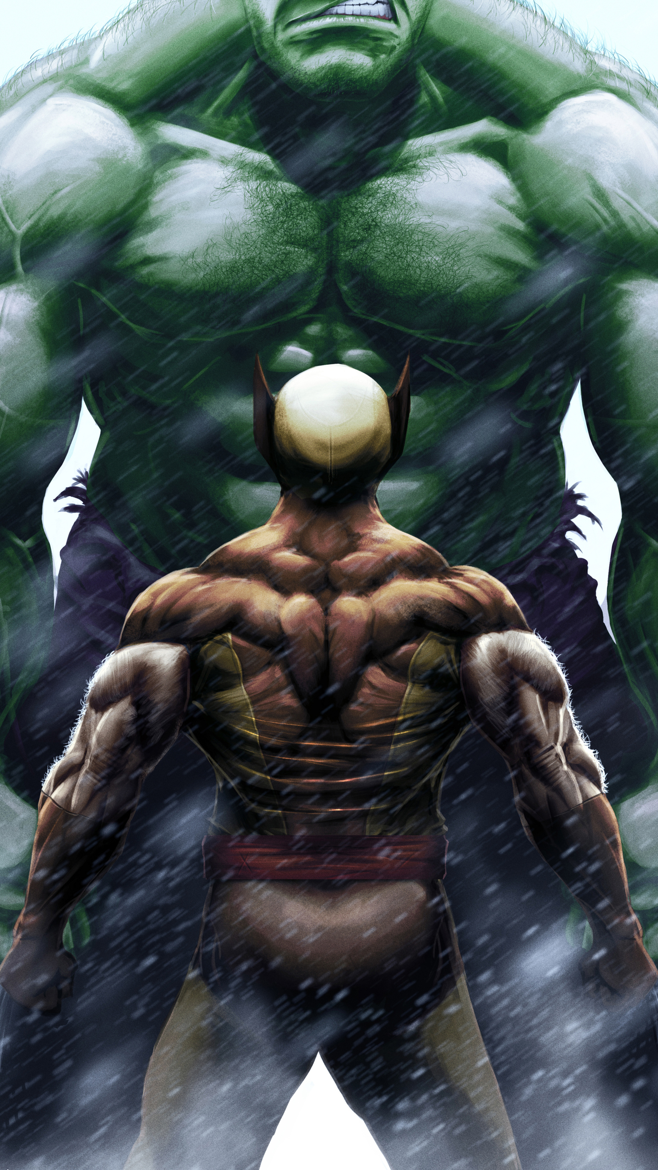 2160x3840 Wolverine Vs Hulk Sony Xperia X,XZ,Z5 Premium HD 4k Wallpapers,  Images, Backgrounds, Photos and Pictures