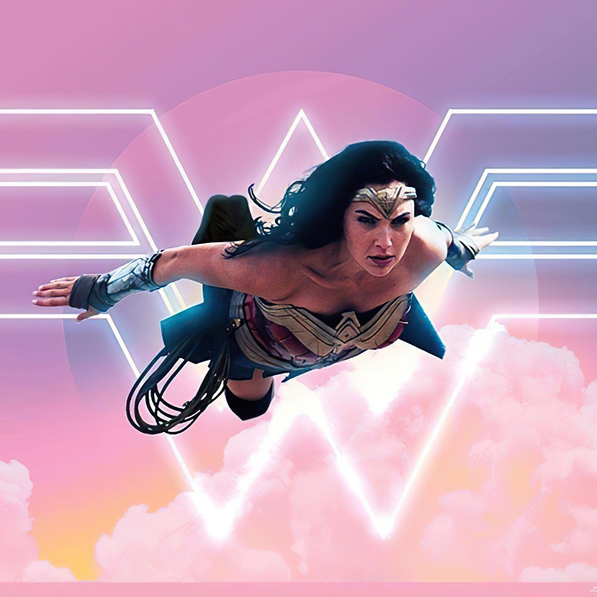 2048x2048 Wonder Woman 1984 New Art Ipad Air HD 4k Wallpapers, Images