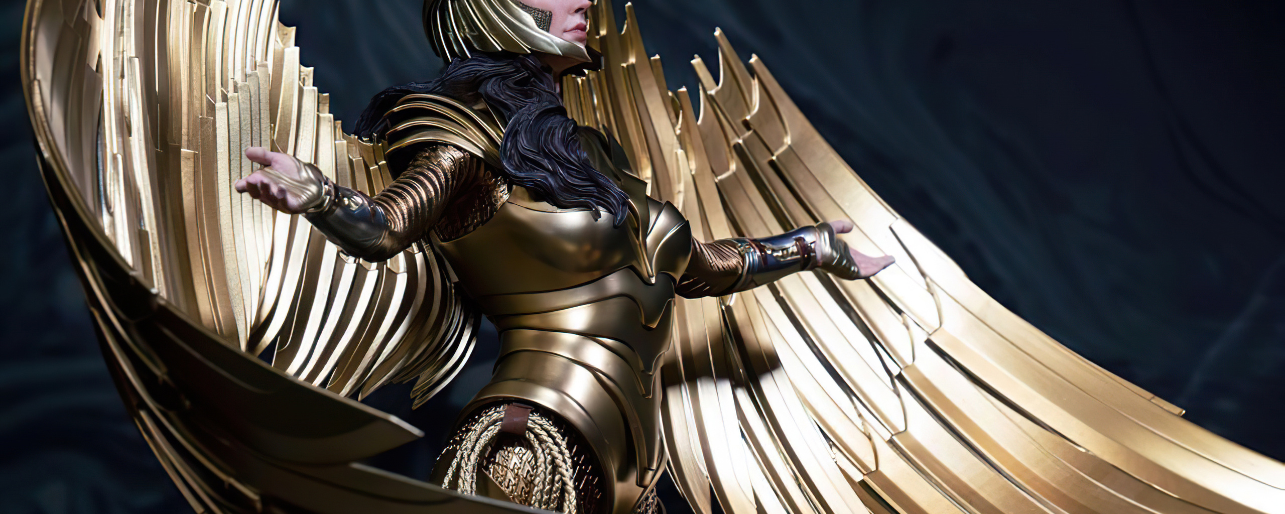 2560x1024 Wonder Woman 1984 Yellow Armor Suit 2560x1024 ...