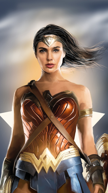 375x667 Wonder Woman 4k New Artwork 375x667 Resolution HD 4k Wallpapers ...