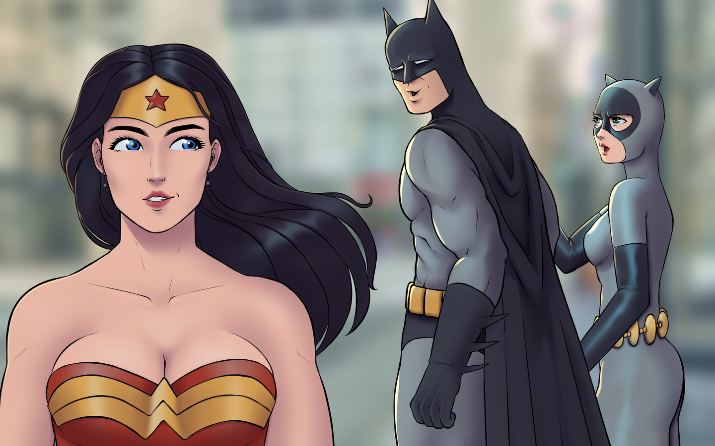 Wonder Woman Batman Wow In 1440x900 Resolution. wonder-woman-batman-wow-wm....