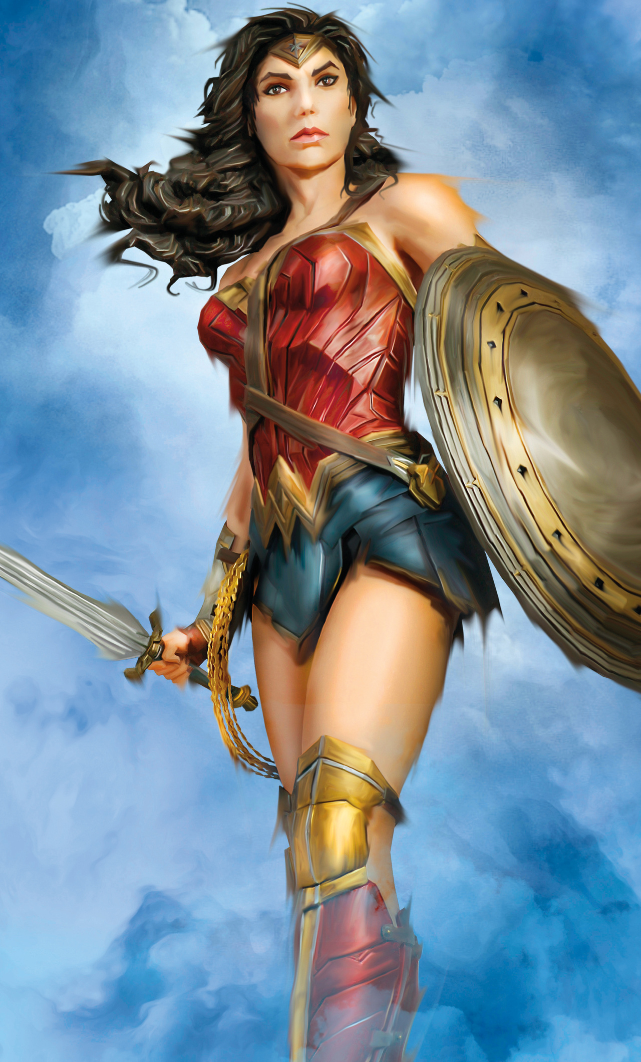 1280x2120 Wonder Woman Warrior 4k 2020 iPhone 6+ HD 4k Wallpapers, Images,  Backgrounds, Photos and Pictures