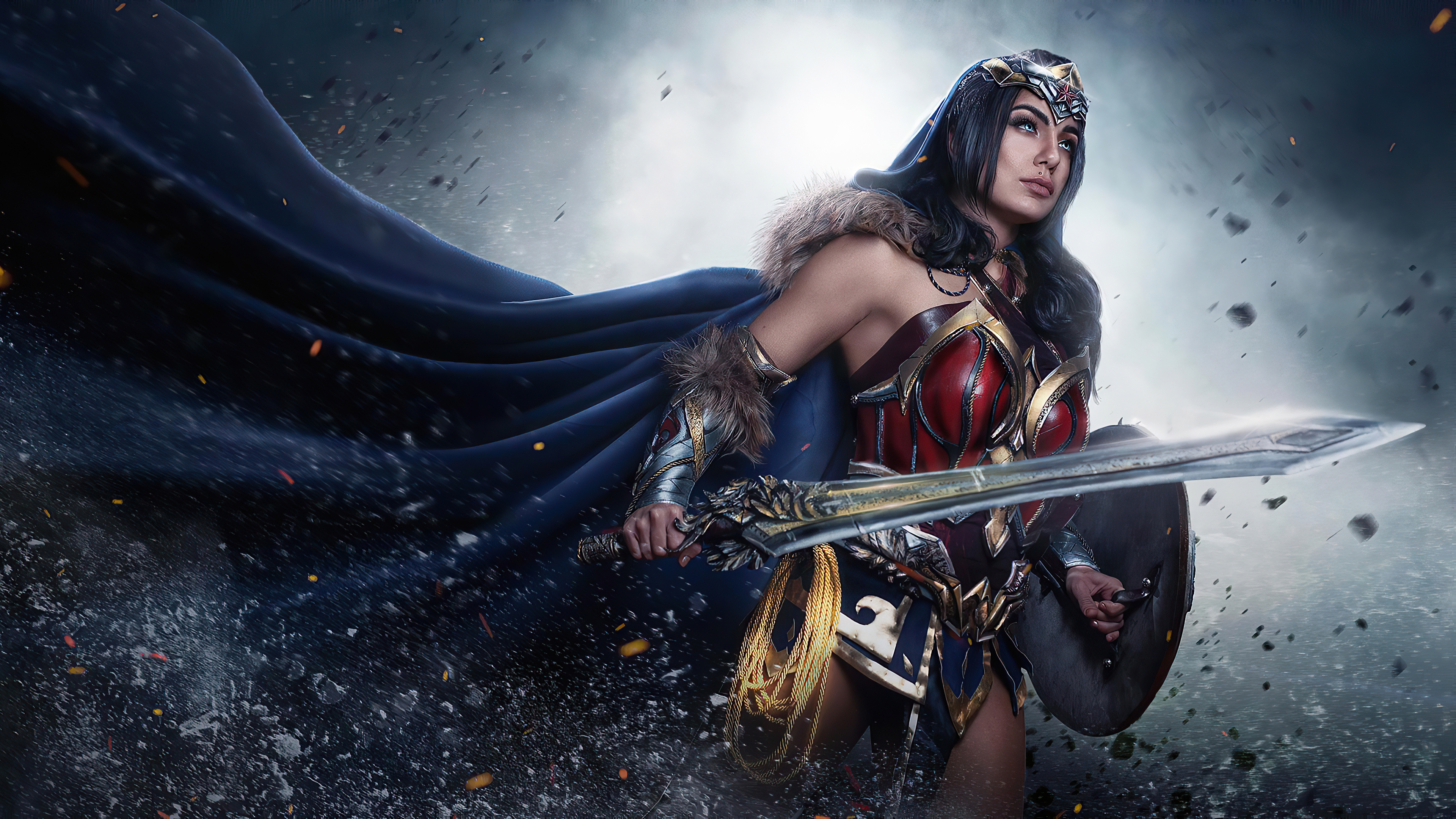 Wonder Woman Cosplay 2020 4k Wallpaper In 3840x2160 Resolution