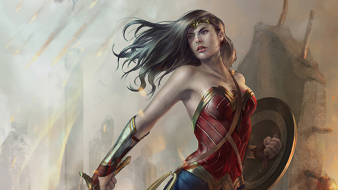 1366x768 Wonder Woman Danger Laptop HD ,HD 4k Wallpapers,Images ...