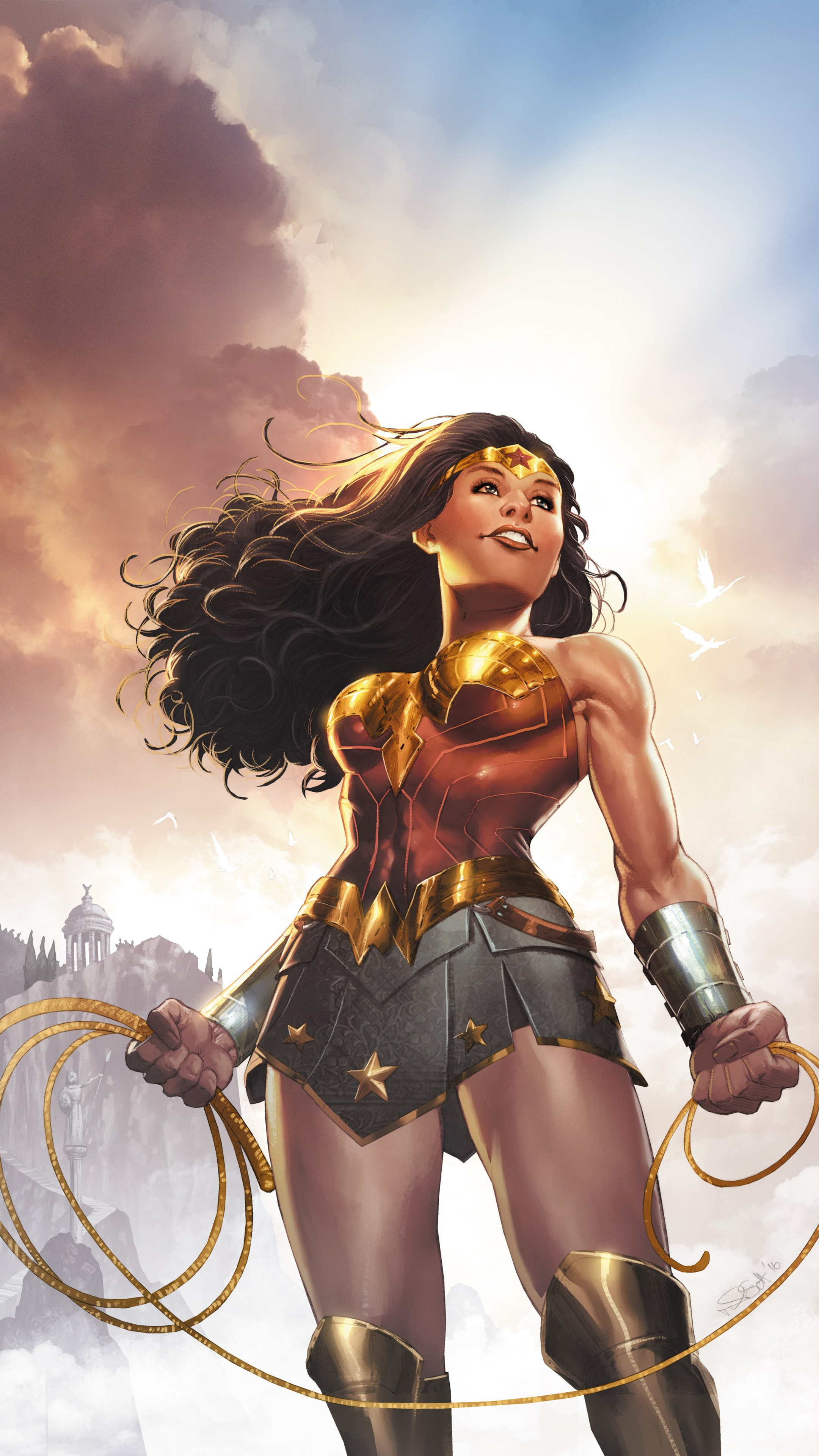 Wonder Woman DC Rebirth In 2160x3840 Resolution. wonder-woman-dc-rebirth-ve...