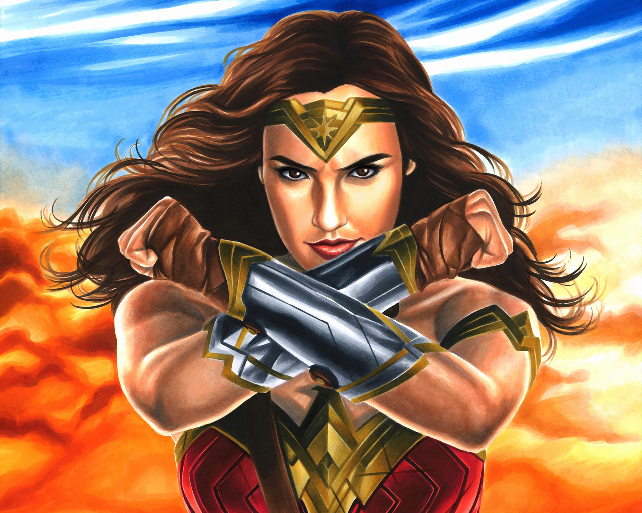 1280x1024 Wonder Woman Fanart 2017 Wallpaper,1280x1024 Resolution HD 4k ...