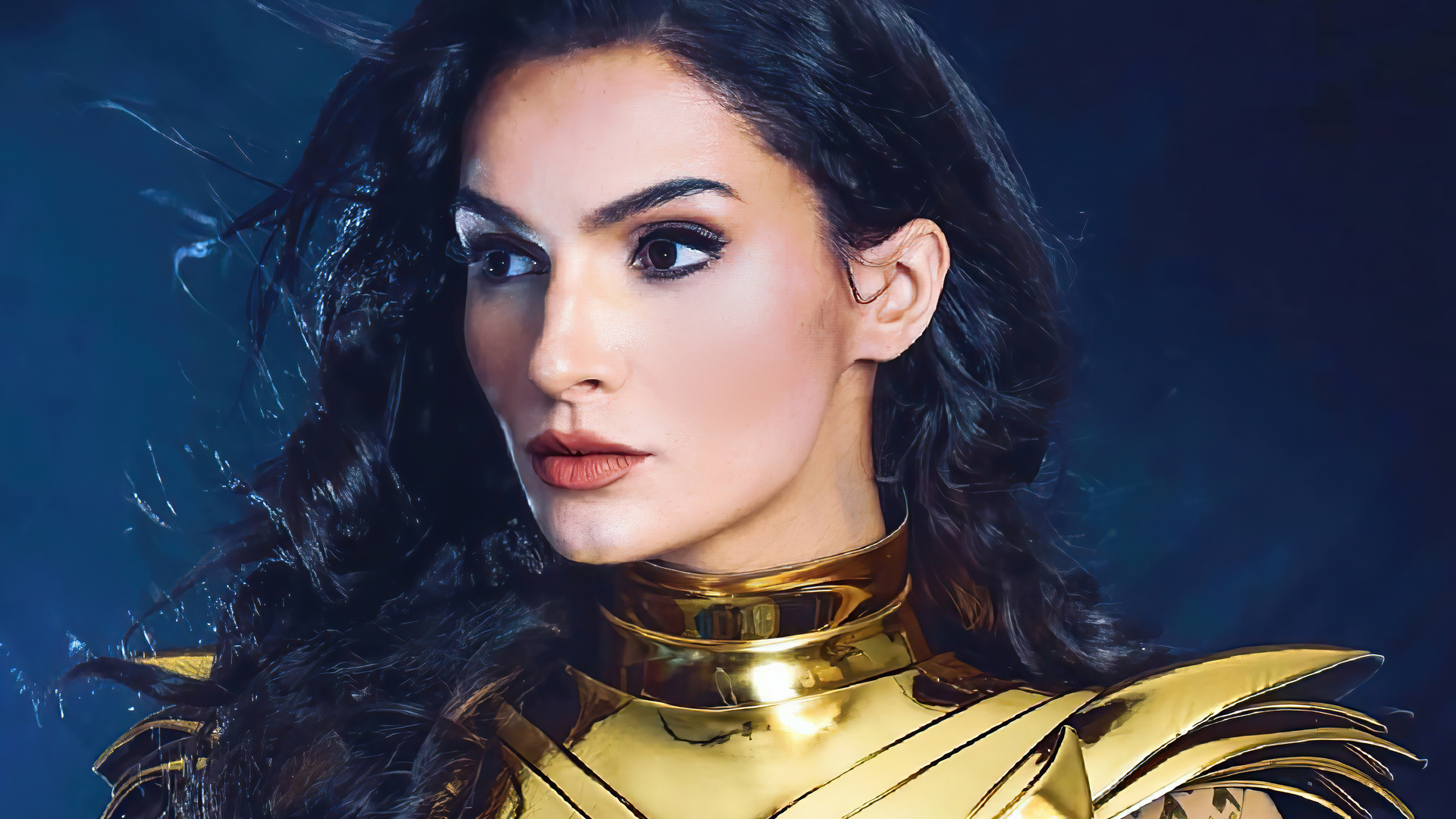 1920x1080 Wonder Woman Golden Armor Cosplay 4k Laptop Full HD 1080P HD