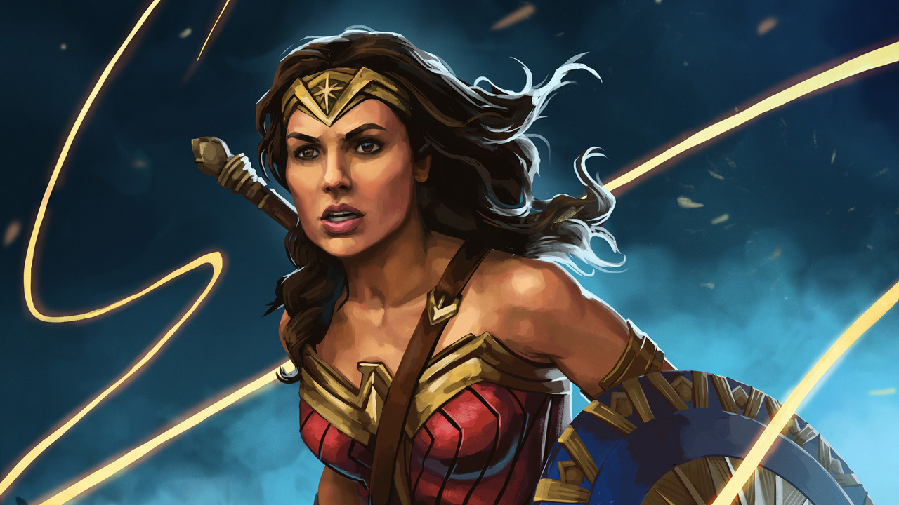 1280x720 Wonder Woman Illustration 720P ,HD 4k Wallpapers,Images ...