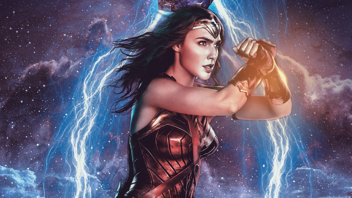 1366x768 Wonder Woman Latest Art Laptop HD ,HD 4k Wallpapers,Images ...