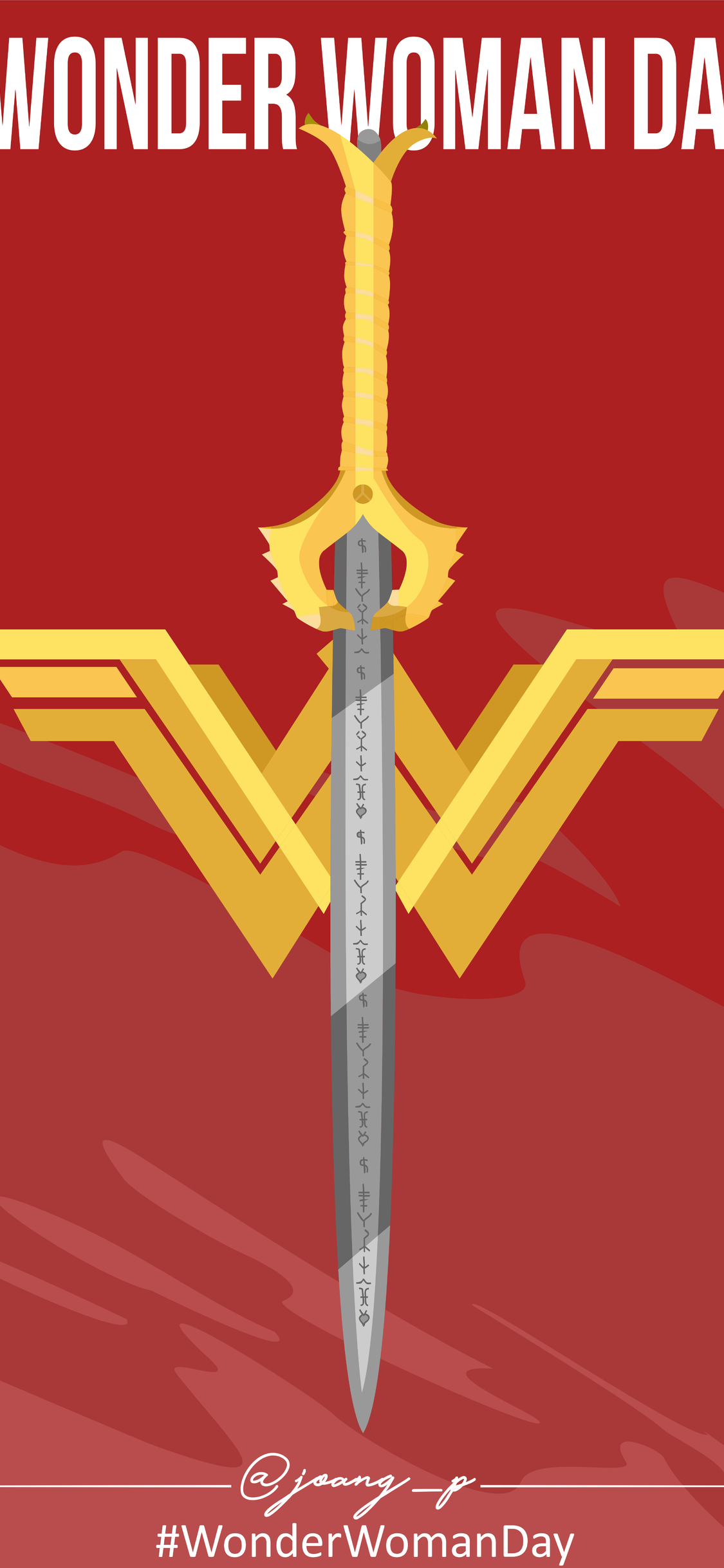 Artwork I made a minimalist Wonder Woman for oled phones 2160 x 1080p  DCcomics Wonder Woman Emblem HD phone wallpaper  Pxfuel