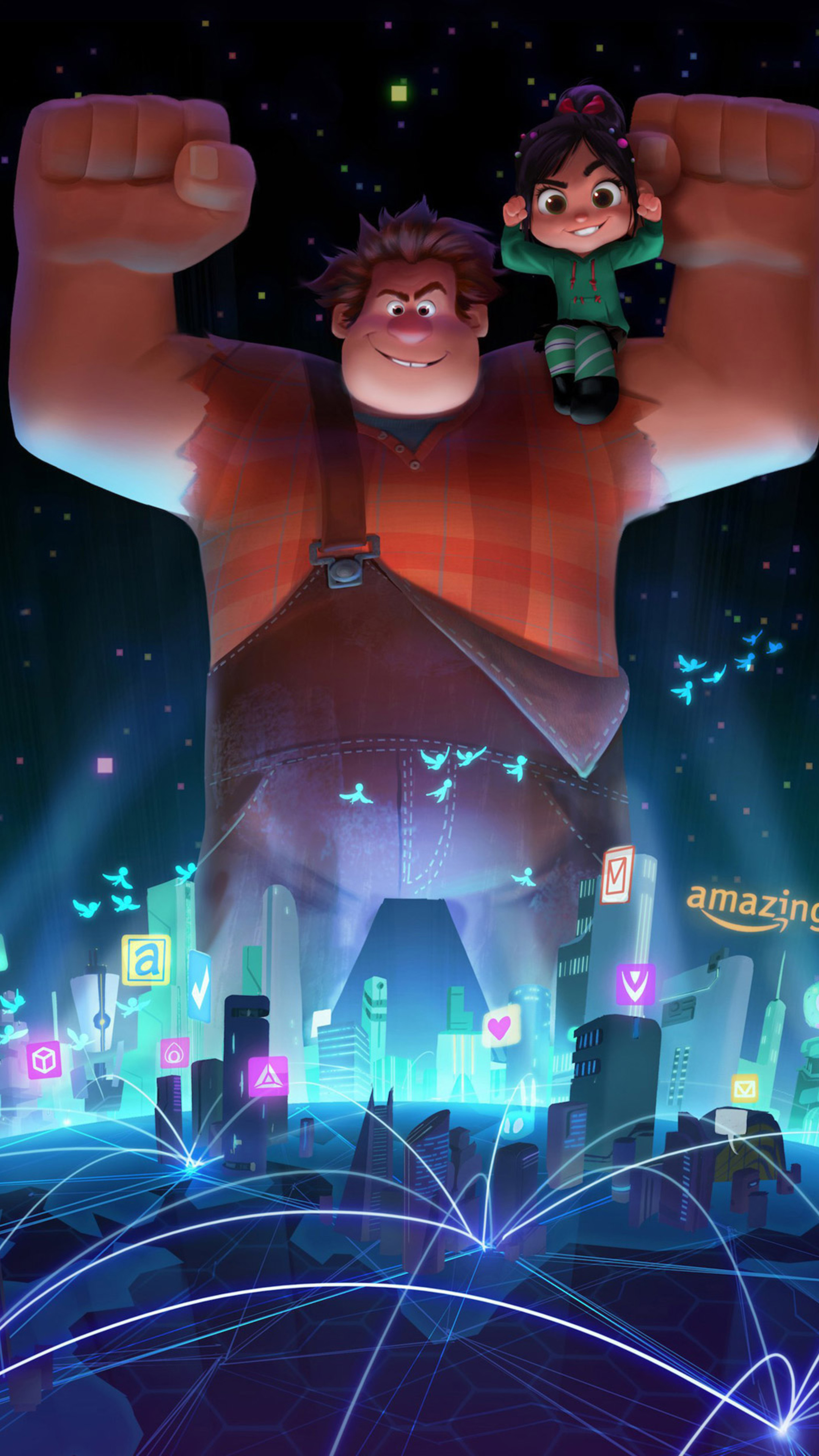 2160x3840 Wreck It Ralph 2 2018 Movie Sony Xperia X,XZ,Z5 Premium HD 4k  Wallpapers, Images, Backgrounds, Photos and Pictures