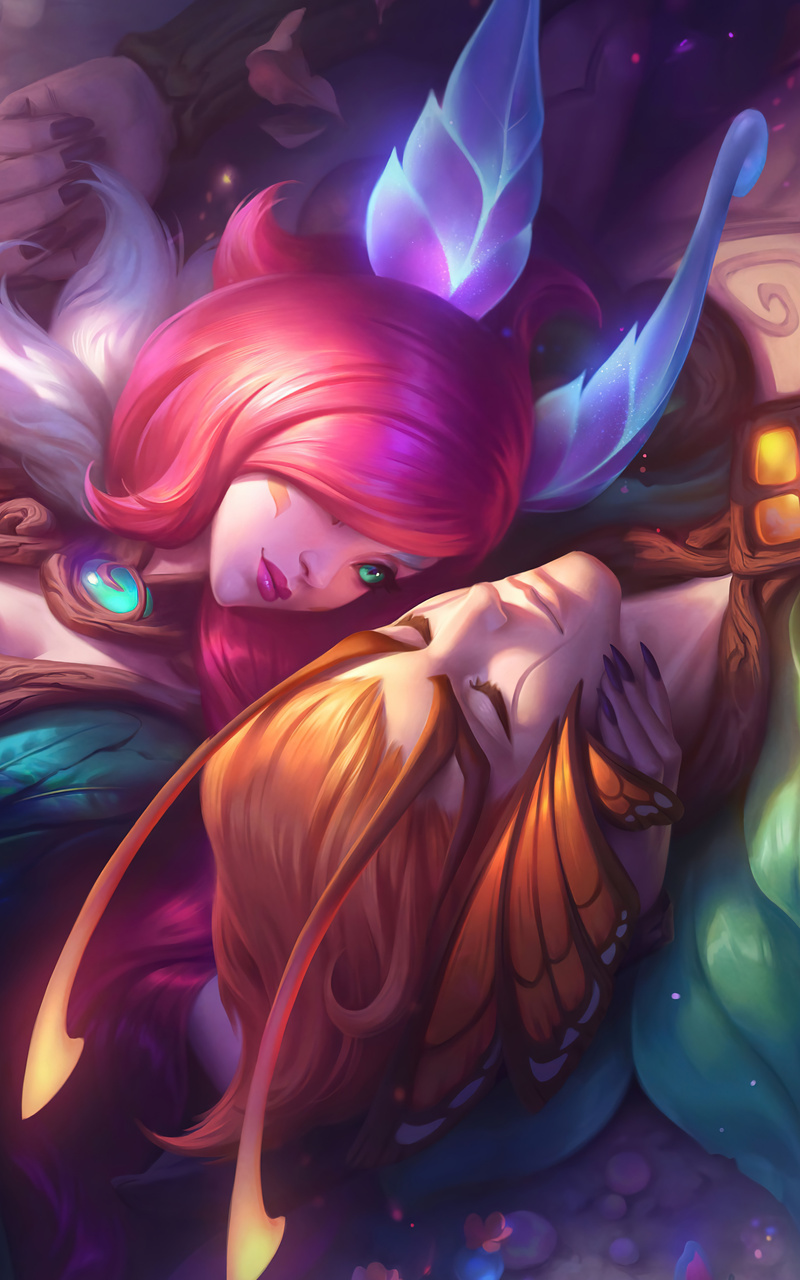 800x1280 Xayah And Rakan League Of Legends 8k Nexus 7,Samsung Galaxy ...