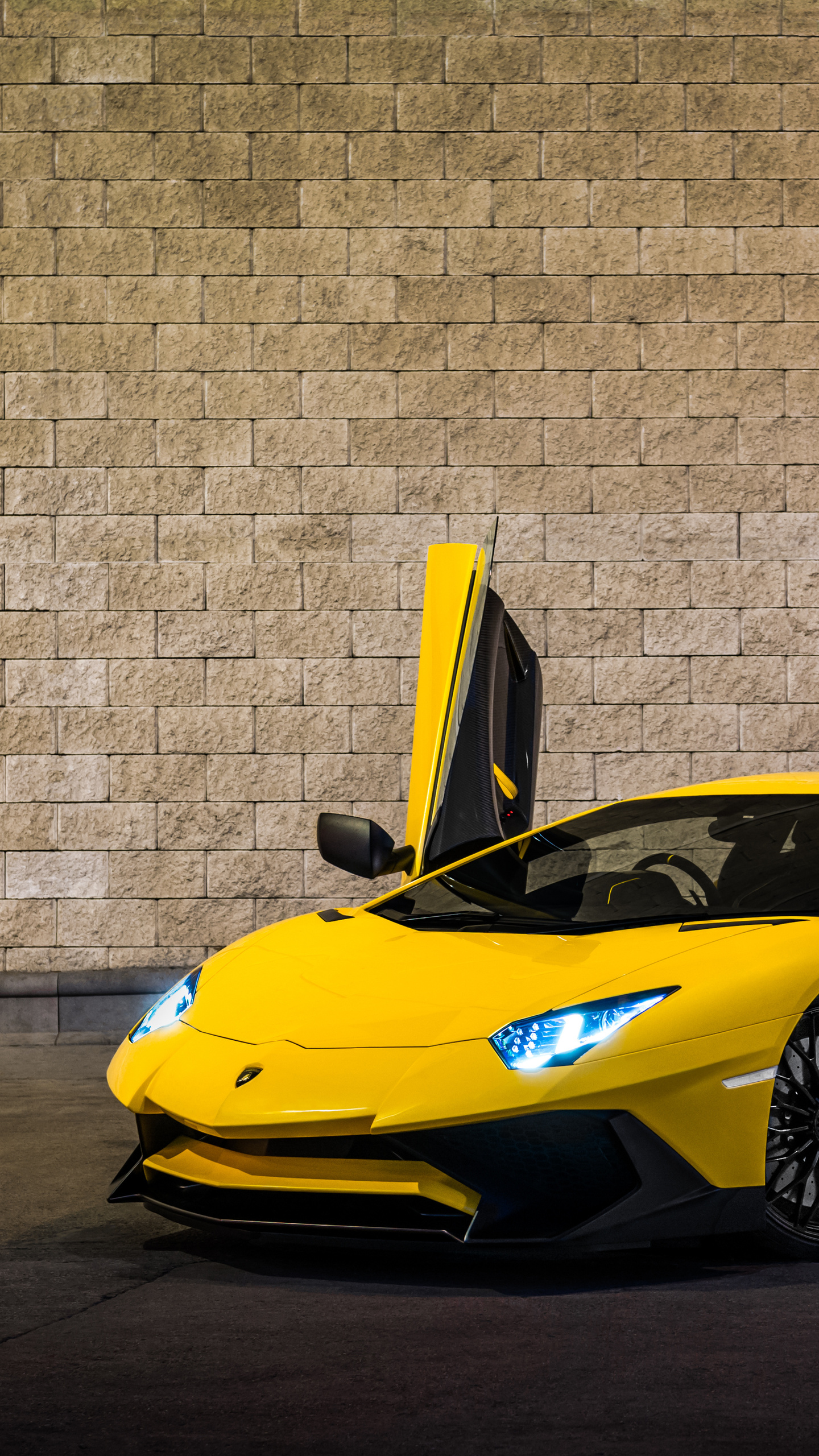 1440x2560 Yellow Lamborghini Aventador 2019 Samsung Galaxy S6,S7 ...